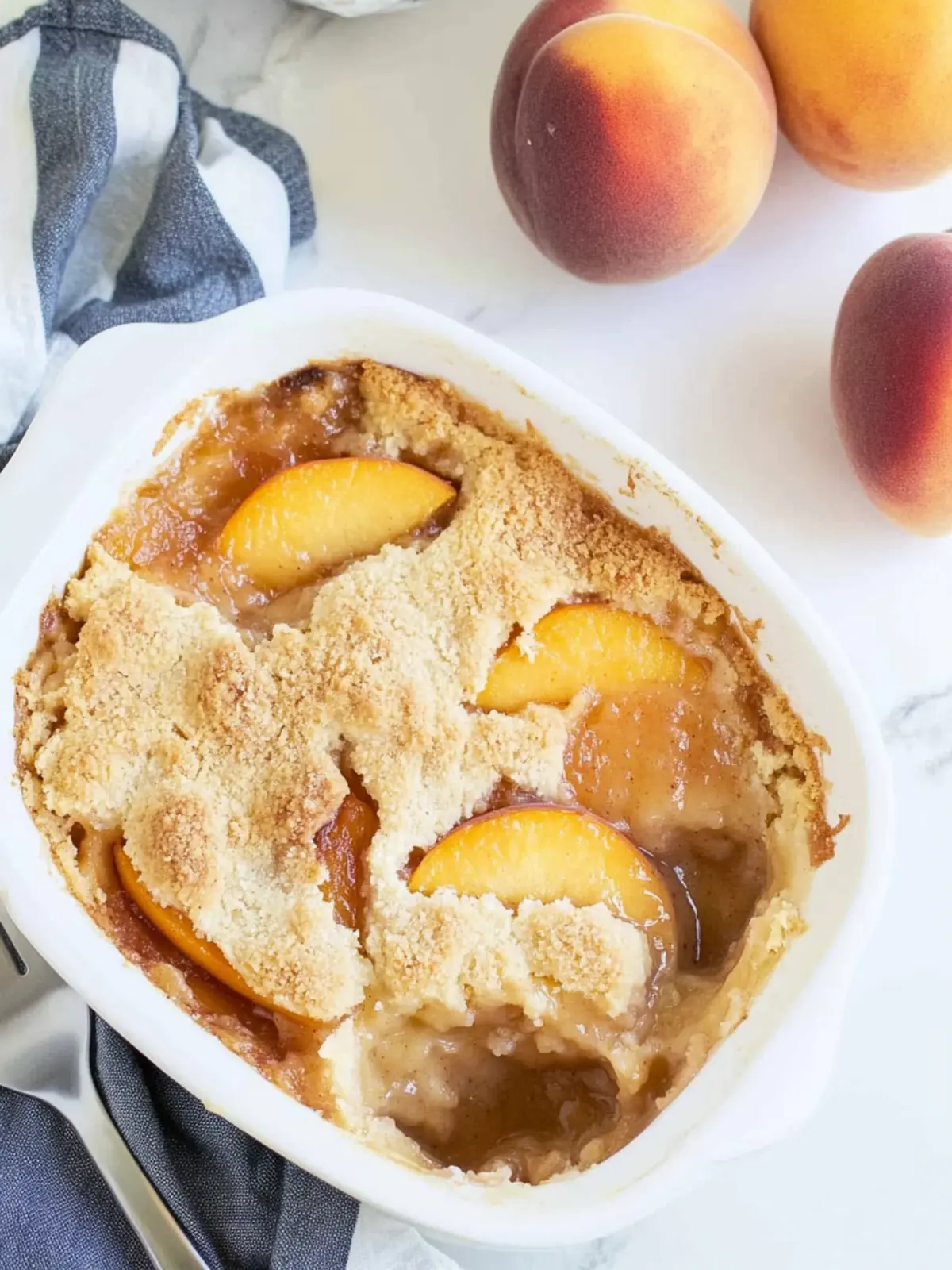 Deliciously Easy Peach Cobbler That Everyone Will Love 5 Easy Peach Cobbler