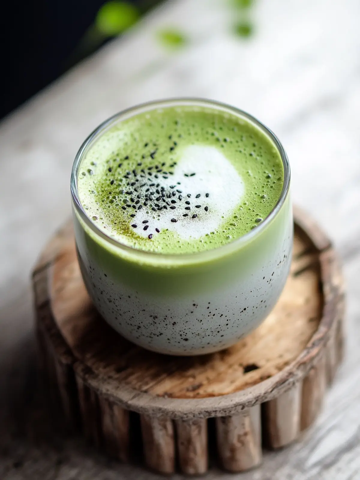 Delight in a Black Sesame Matcha Latte You Can Make at Home 4 Black Sesame Matcha Latte