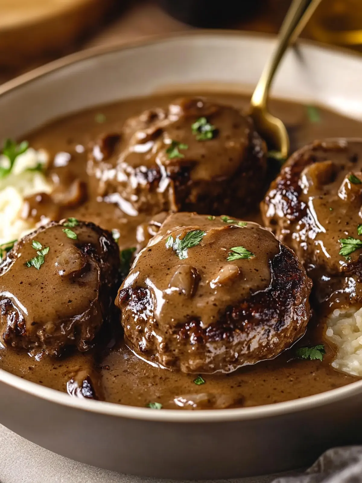 Mouthwatering Smothered Salisbury Steak Your Family Will Love 2 Smothered Salisbury Steak