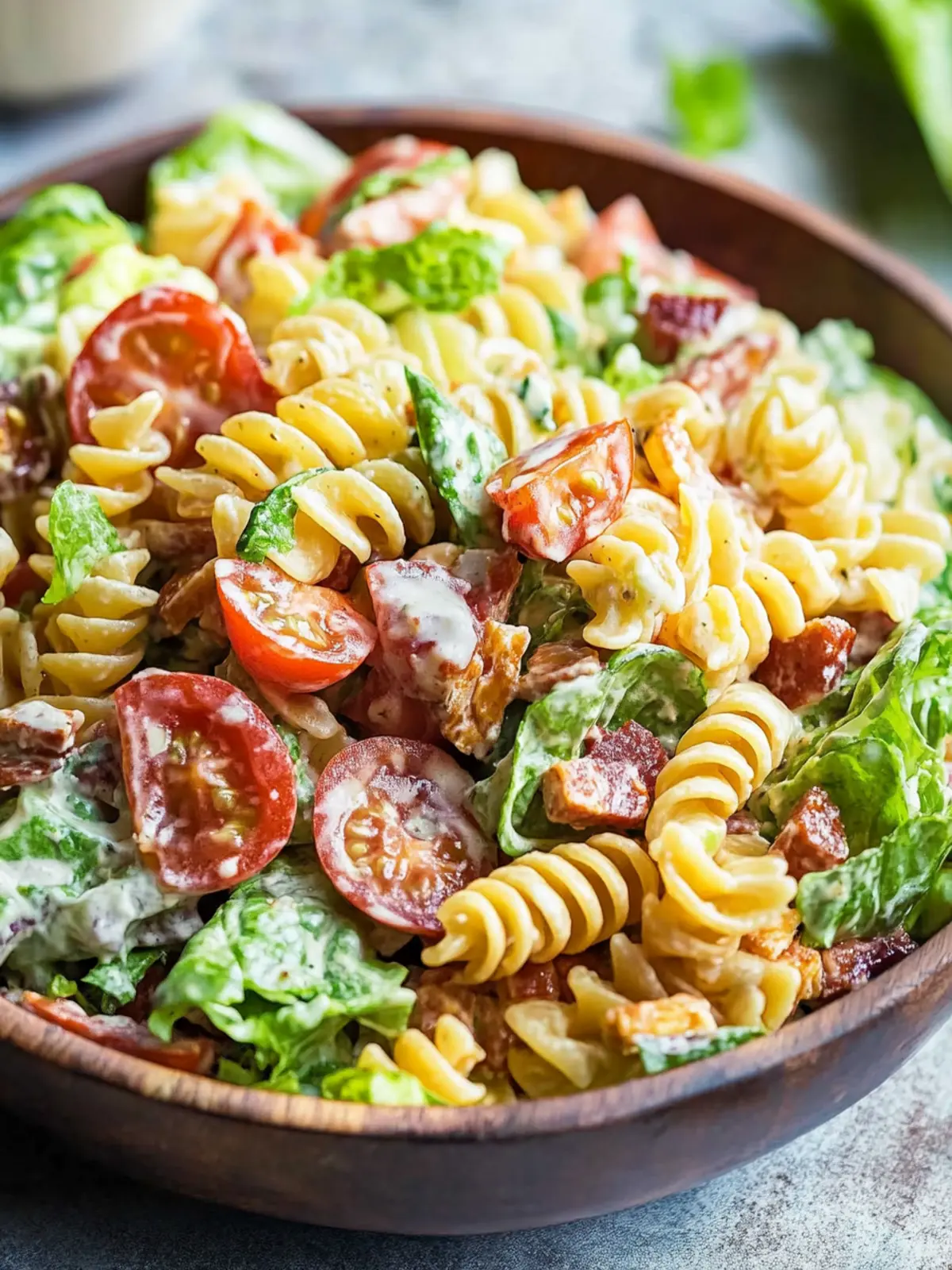 Delicious BLT Pasta Salad With Ranch Dressing You'll Love 4 BLT Pasta Salad With Ranch Dressing