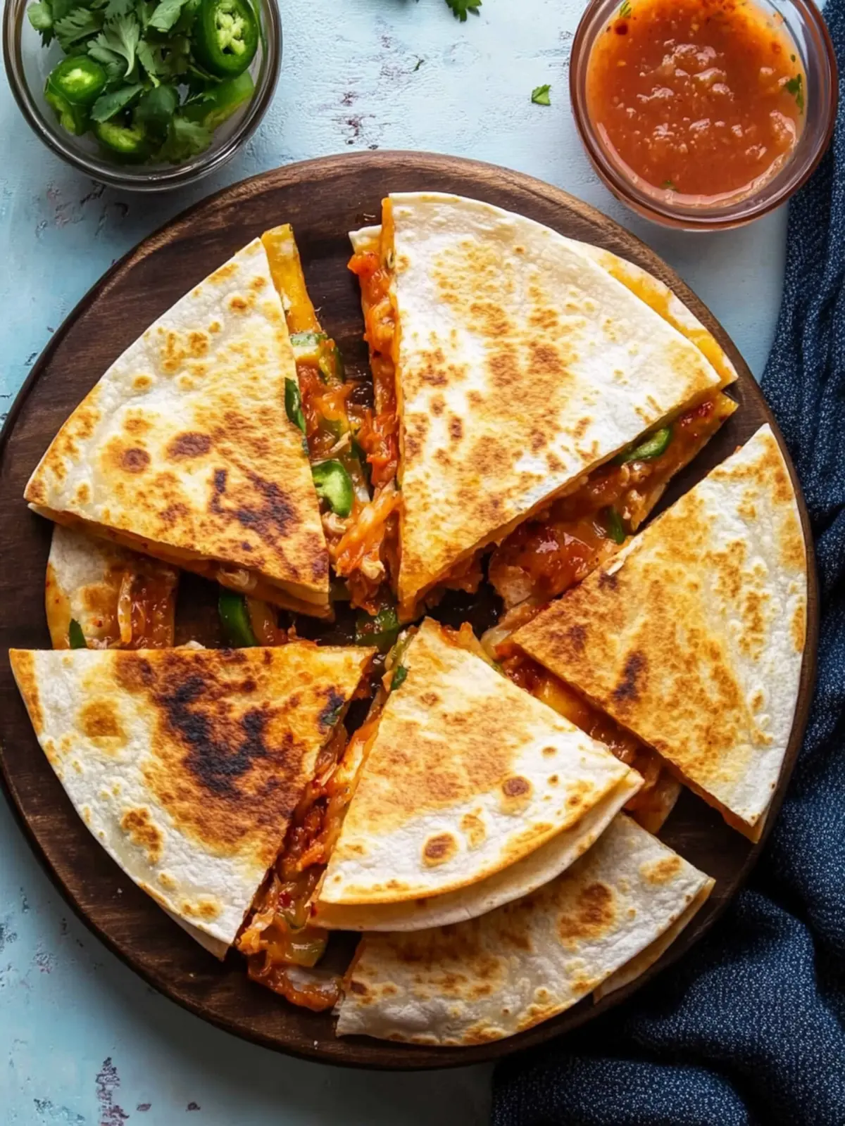 Savory Kimchi Quesadillas: Your New Breakfast Favorite! 3 Kimchi Quesadillas