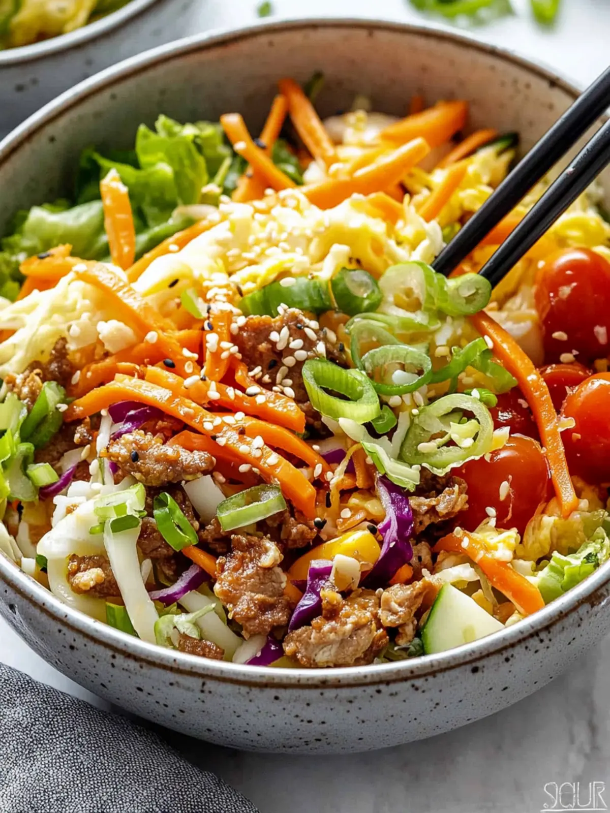 Delicious Egg Roll in a Bowl: Your Fast Homemade Fix 3 EGG ROLL IN A BOWL