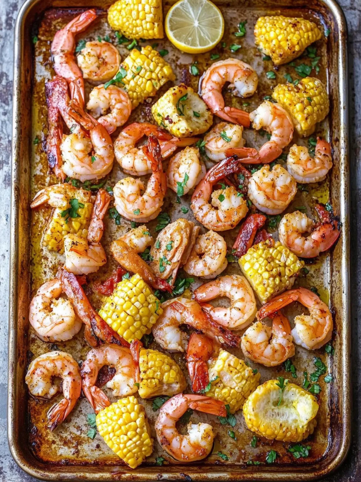 Sheet Pan Shrimp Boil: Effortless Flavor in Every Bite 2 Sheet Pan Shrimp Boil