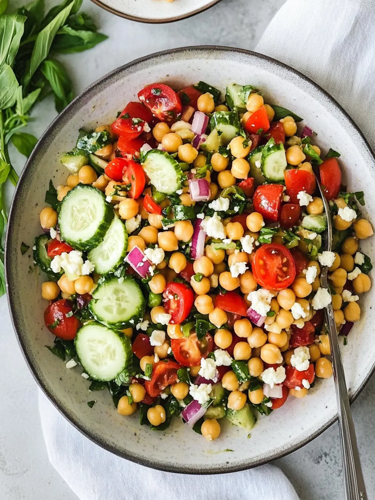Zesty Mediterranean Chickpea Salad for Fresh Flavors 3 Mediterranean Chickpea Salad