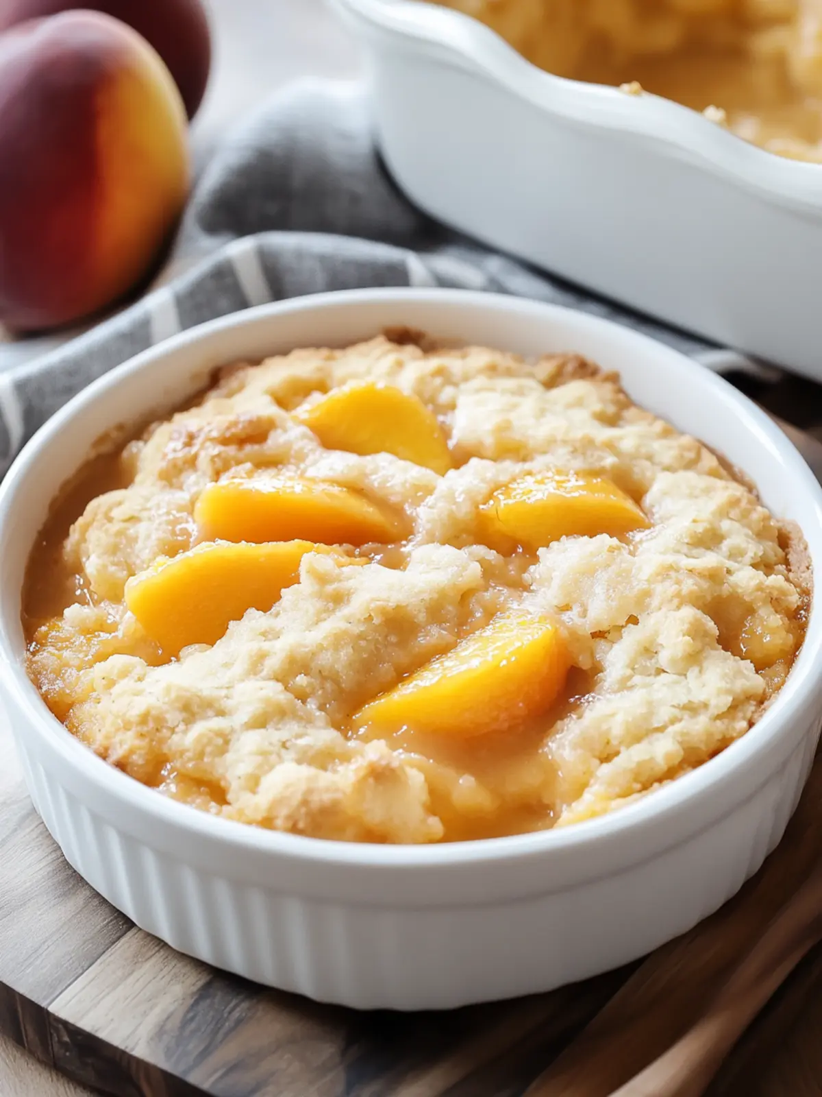 Irresistible Cake Mix Peach Cobbler Ready in 40 Minutes 2 Cake Mix Peach Cobbler