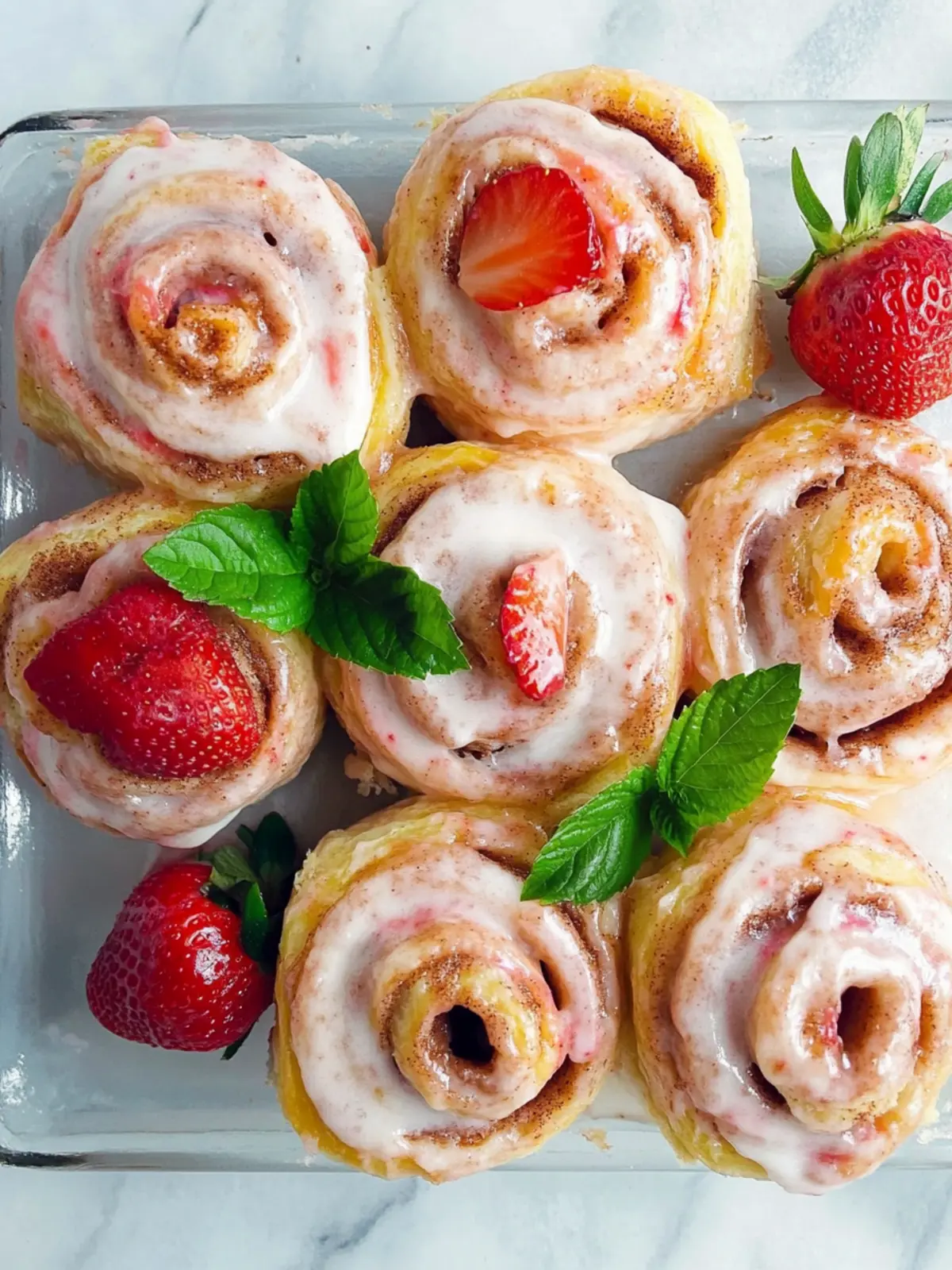 Strawberry Cinnamon Rolls: A Sweet Spring Delight 2 Strawberry Cinnamon Rolls