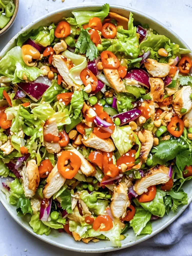 Chinese Chicken Chopped Salad
