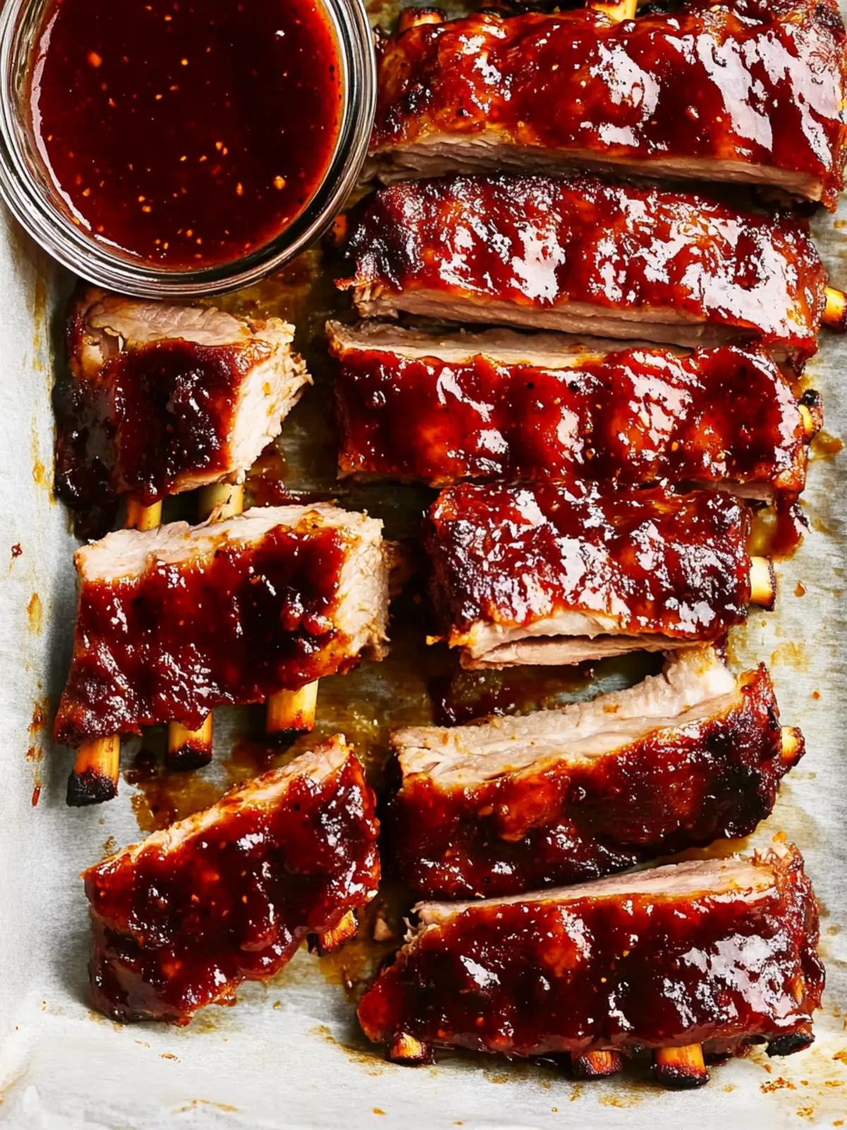 Oven Baked Barbecue Ribs with Homemade BBQ Sauce Bliss 4 Oven Baked barbecue Ribs with Homemade BBQ Sauce