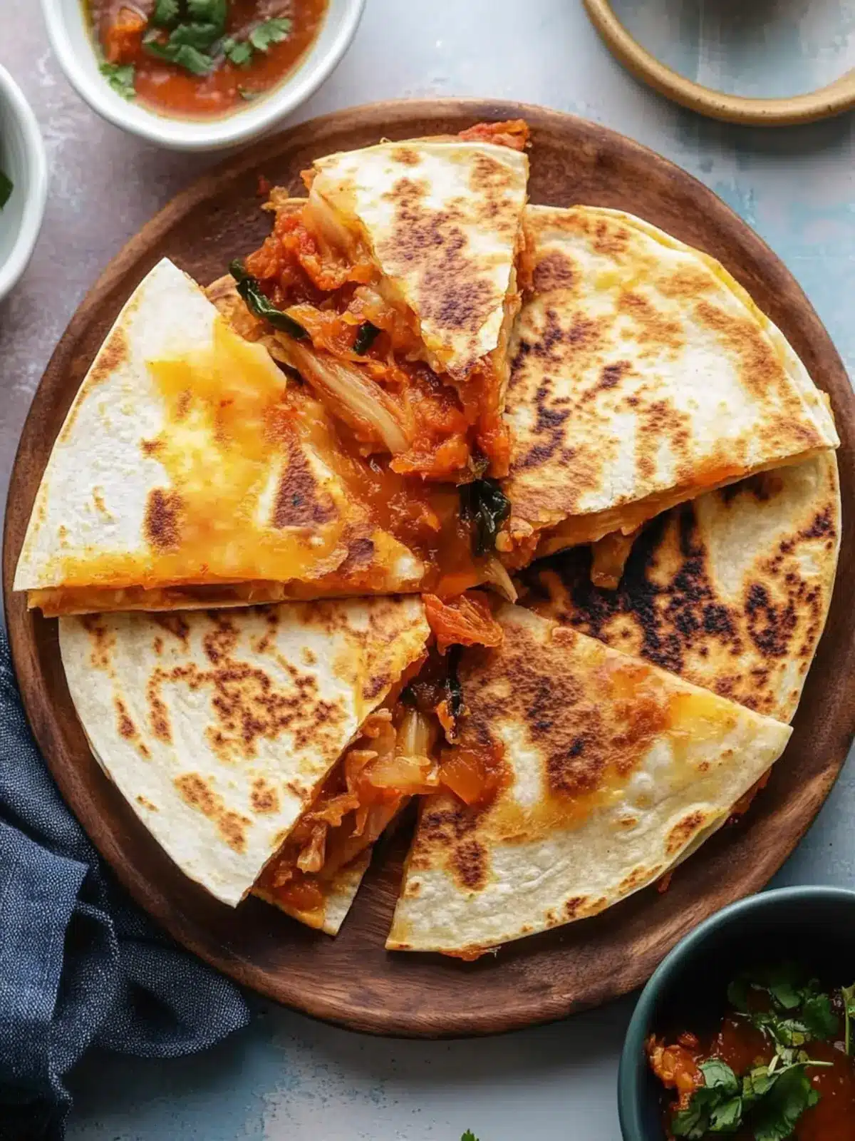 Savory Kimchi Quesadillas: Your New Breakfast Favorite! 5 Kimchi Quesadillas