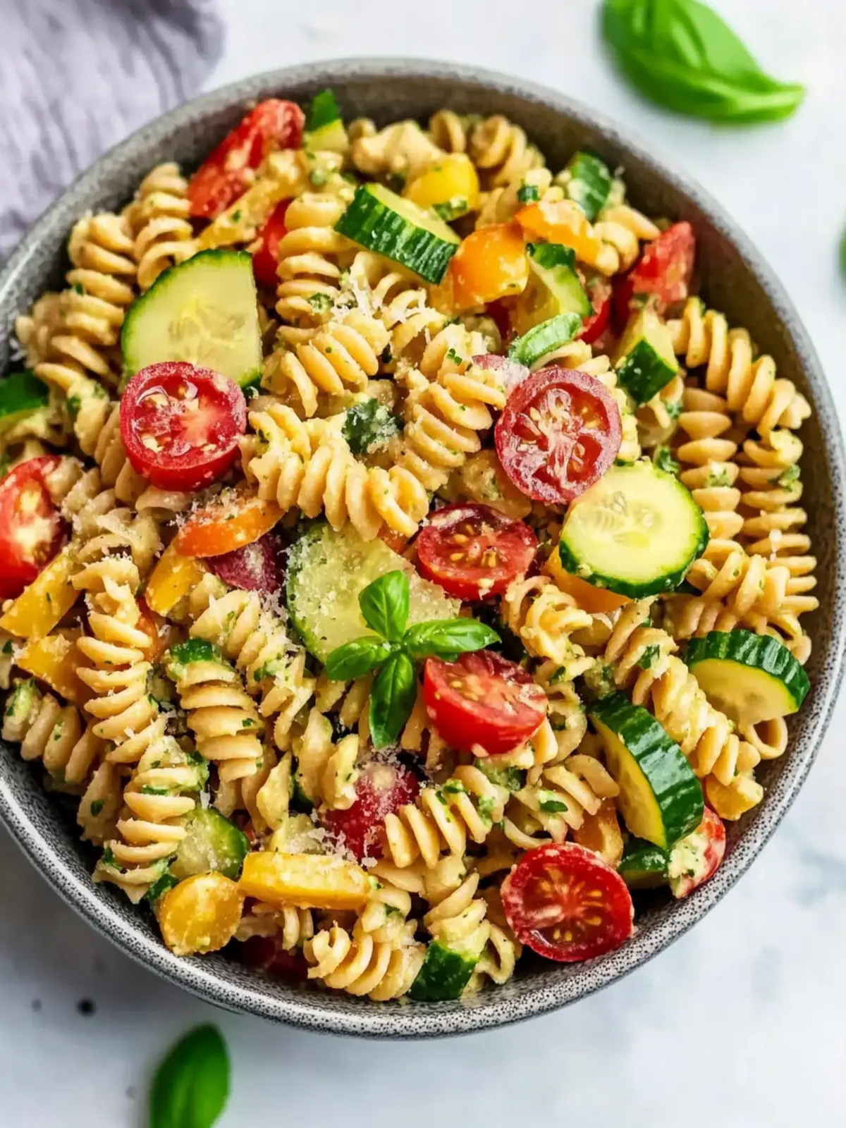 Delicious Hummus Pasta Salad: A Fresh Twist on Dinner 2 Hummus Pasta Salad