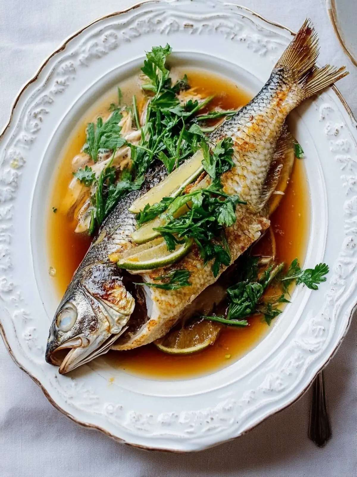 Steamed Whole Fish with Ginger: A Flavorful Cantonese Delight 4 Steamed Whole Fish