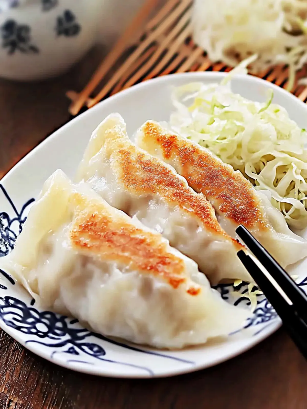 Savory Japanese Pork and Cabbage Dumplings Made Easy 4 Japanese Pork and Cabbage Dumplings