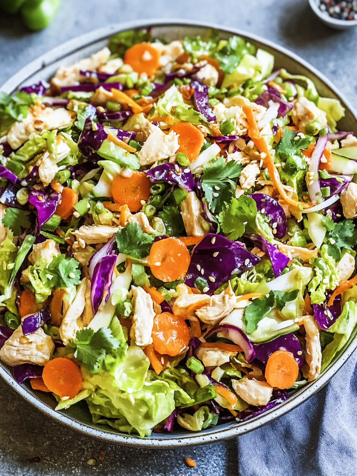 Flavorful Chinese Chicken Chopped Salad in Just 20 Minutes 3 Chinese Chicken Chopped Salad