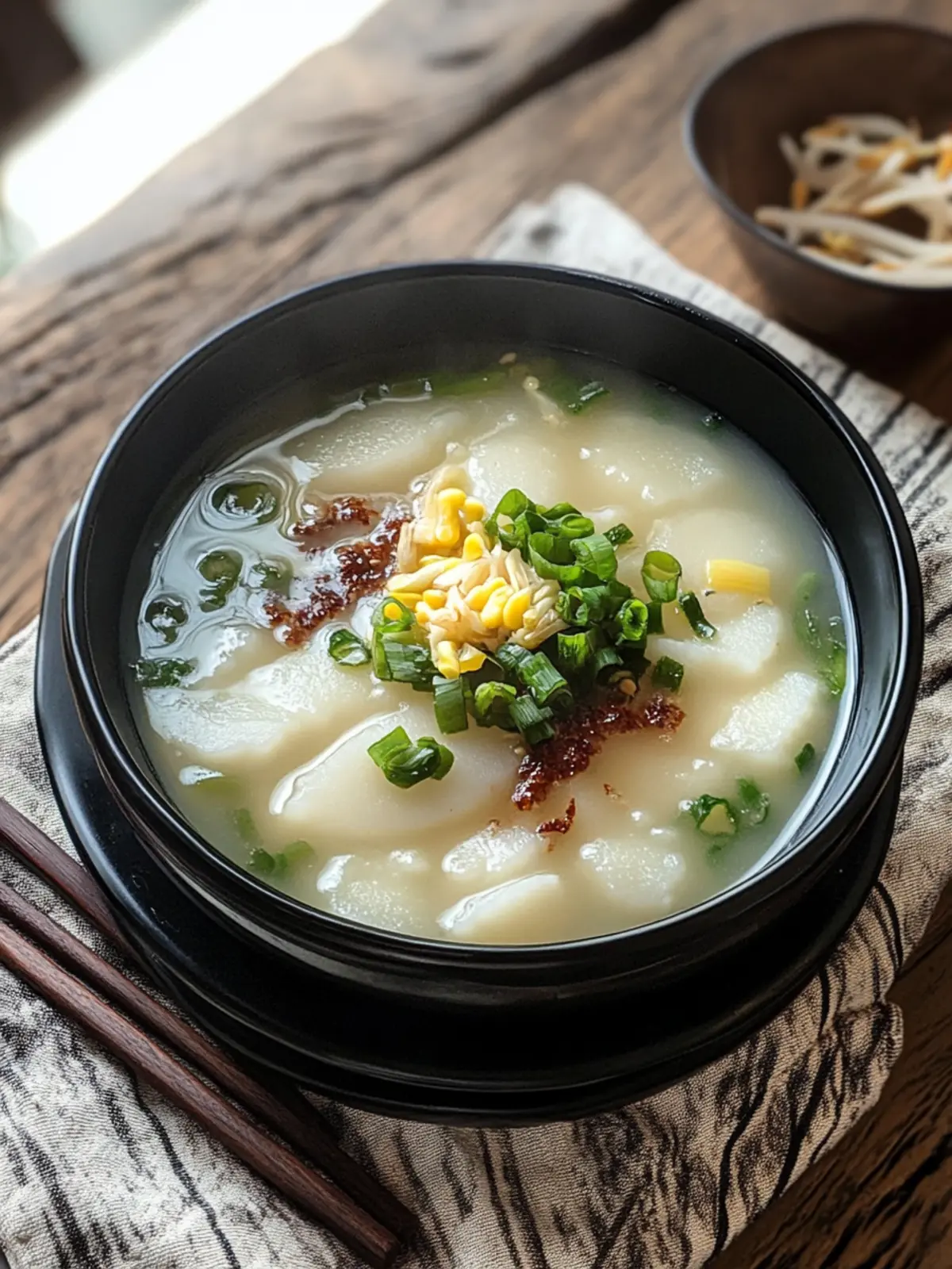 Savory Tteokguk: Comforting Korean Rice Cake Soup Recipe 3 Tteokguk (Korean Rice Cake Soup)