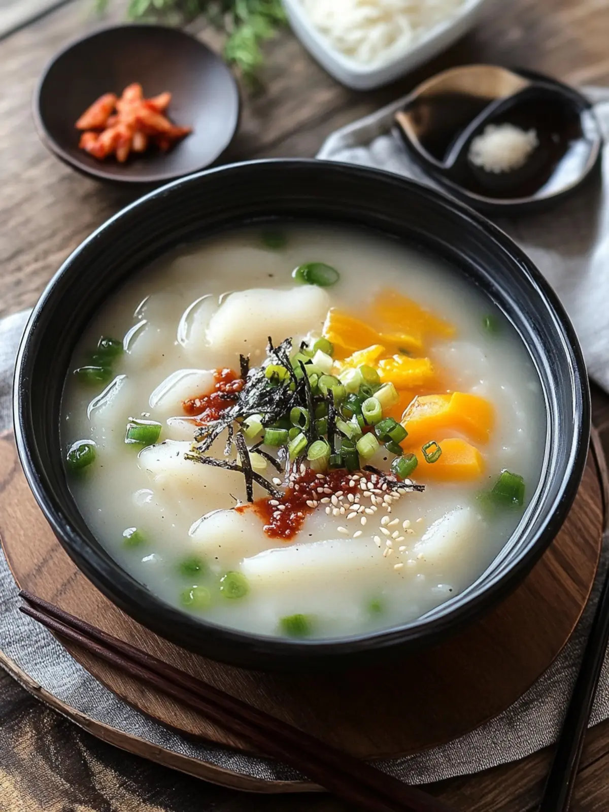 Savory Tteokguk: Comforting Korean Rice Cake Soup Recipe 5 Tteokguk (Korean Rice Cake Soup)