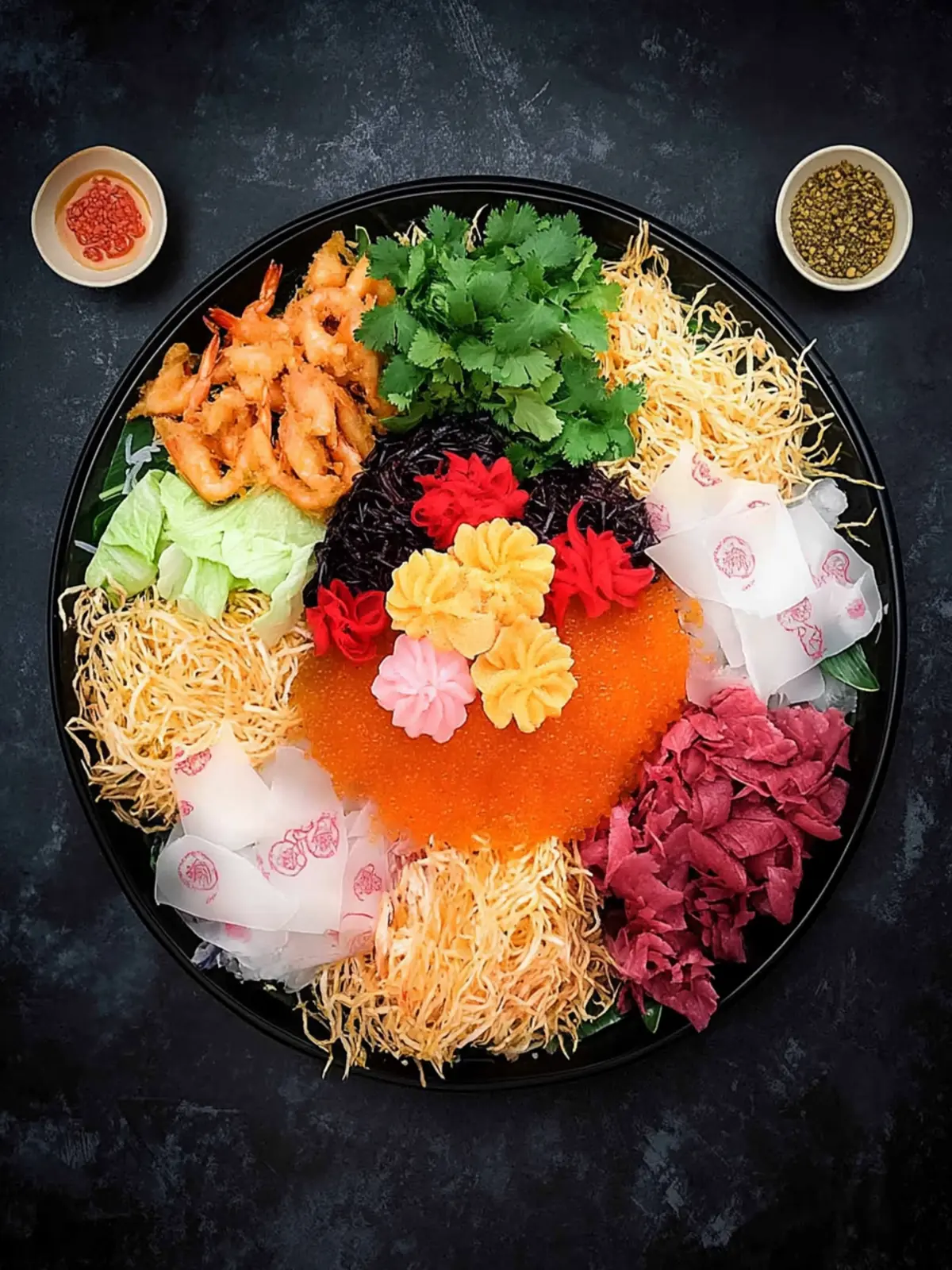 Zesty Yee Sang Recipe – Prosperity Toss Salad for Lunar Celebrations 5 Yee Sang Recipe (Lou Sang) – Prosperity Toss Salad for Lunar