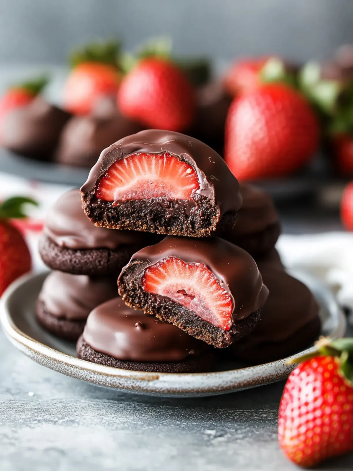 Chocolate Covered Strawberry Cookies That Wow Every Bite 2 Chocolate Covered Strawberry Cookies