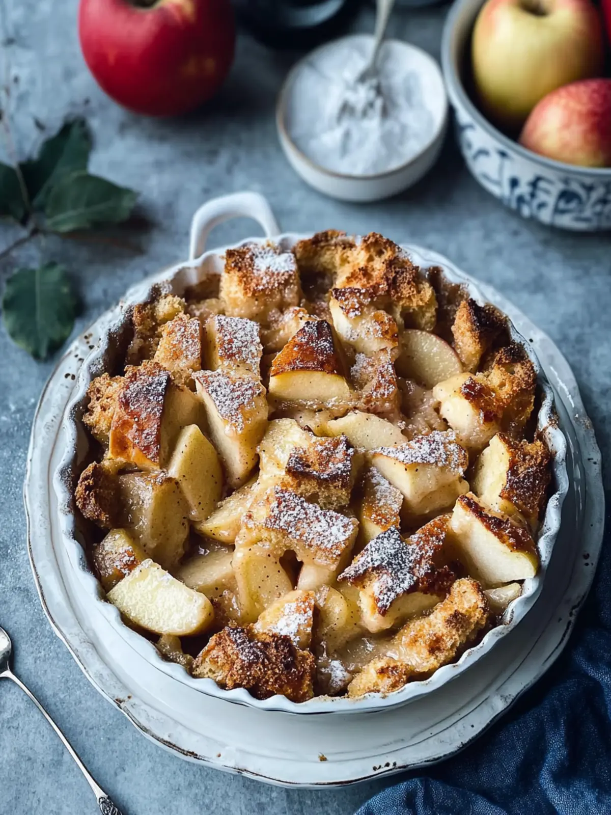 Sourdough Apple Miso Bread Pudding for Cozy Comfort Bliss 3 Sourdough Apple Miso Bread Pudding