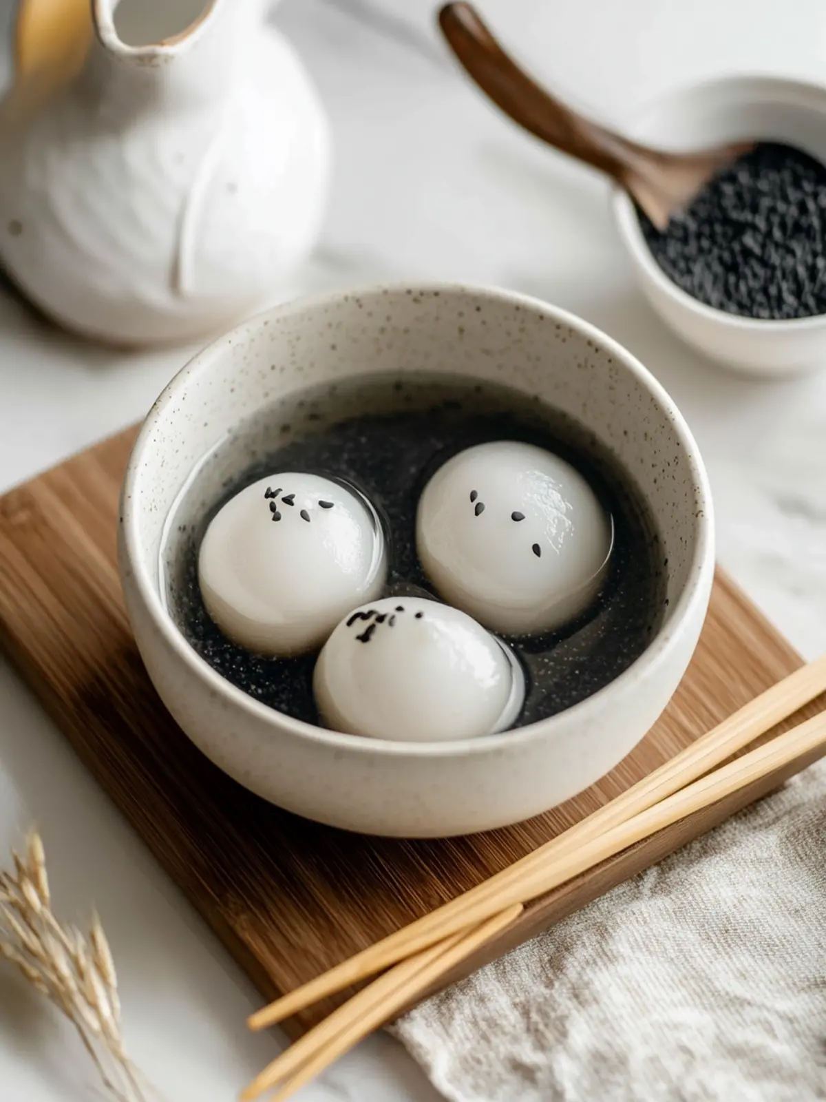 Delicious Black Sesame Tang Yuan for Sweet Moments at Home 4 Black Sesame Tang Yuan
