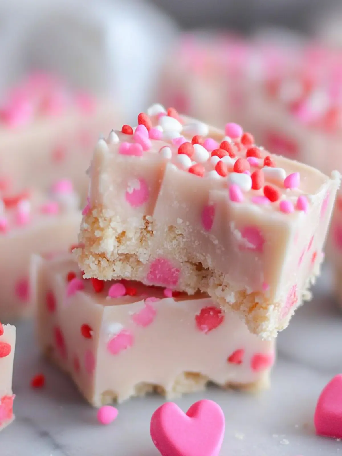 Valentine’s Day Sugar Cookie Fudge: Sweet No-Bake Delight 2 Valentine’s Day Sugar Cookie Fudge