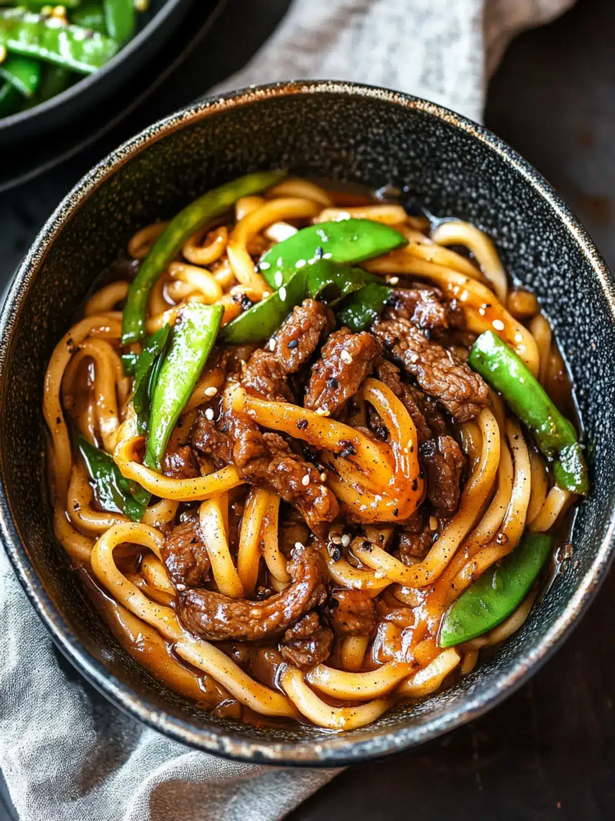 Savory Black Pepper Beef Udon Noodles in Just 15 Minutes! 5 Black Pepper Beef Udon Noodles