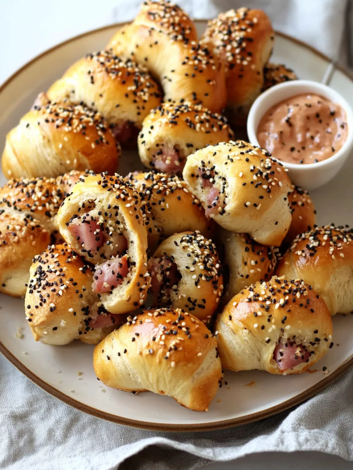 Everything Bagel Pigs in a Blanket That You'll Crave Daily 2 Everything Bagel Pigs in a Blanket