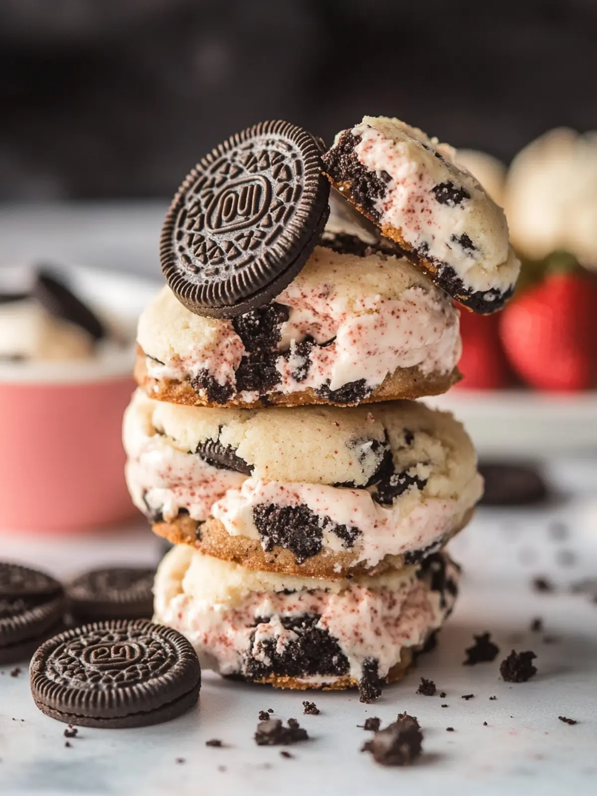 Irresistible Oreo Cheesecake Cookies for Your Sweet Cravings 4 Oreo Cheesecake Cookies