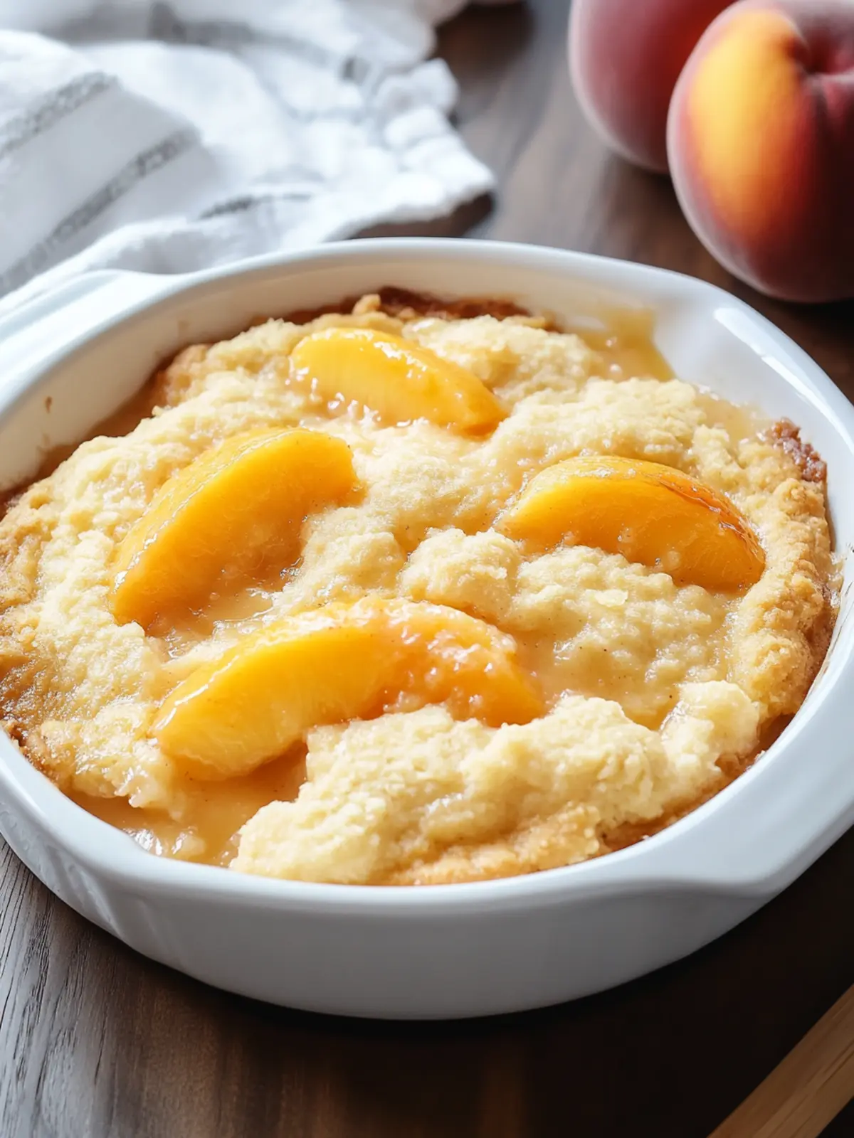 Irresistible Cake Mix Peach Cobbler Ready in 40 Minutes 5 Cake Mix Peach Cobbler