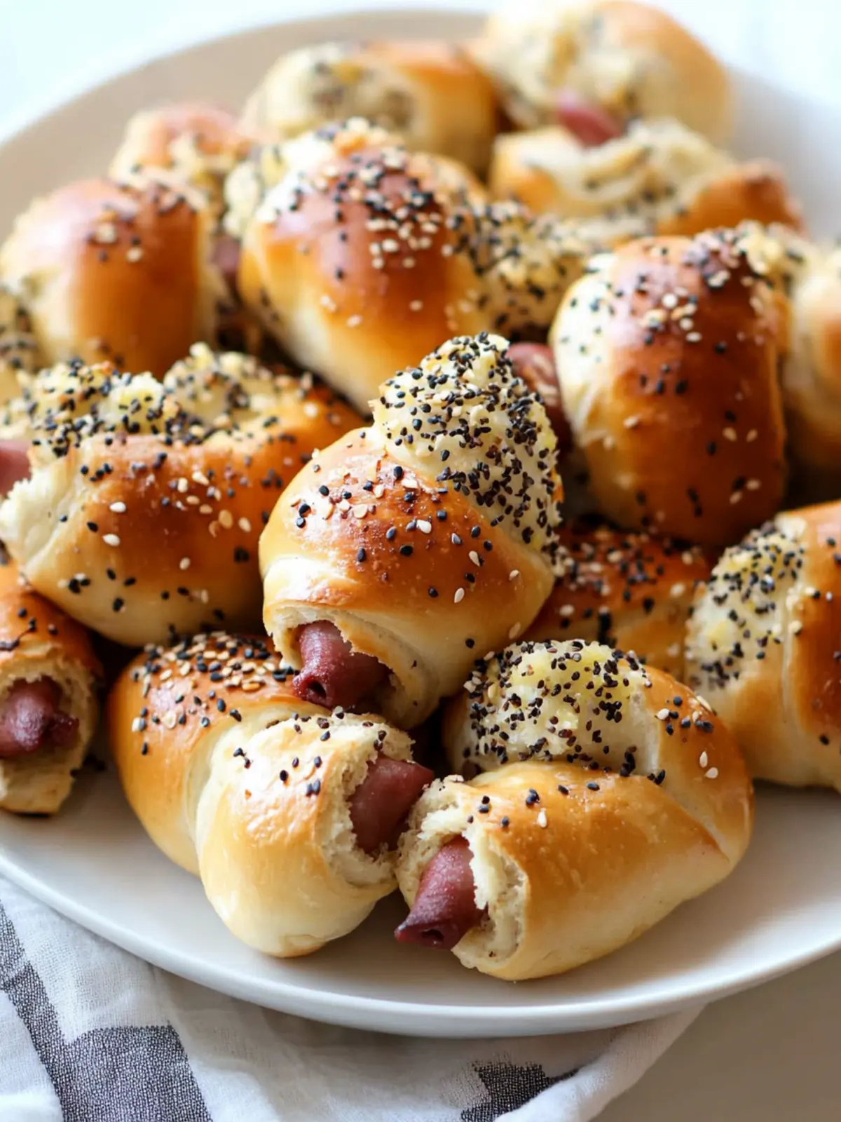 Everything Bagel Pigs in a Blanket That You'll Crave Daily 3 Everything Bagel Pigs in a Blanket