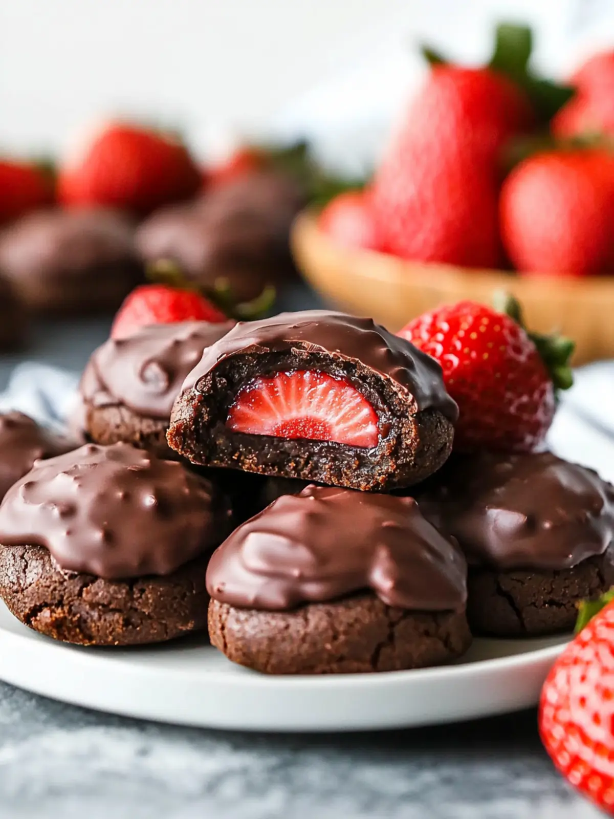 Chocolate Covered Strawberry Cookies That Wow Every Bite 3 Chocolate Covered Strawberry Cookies
