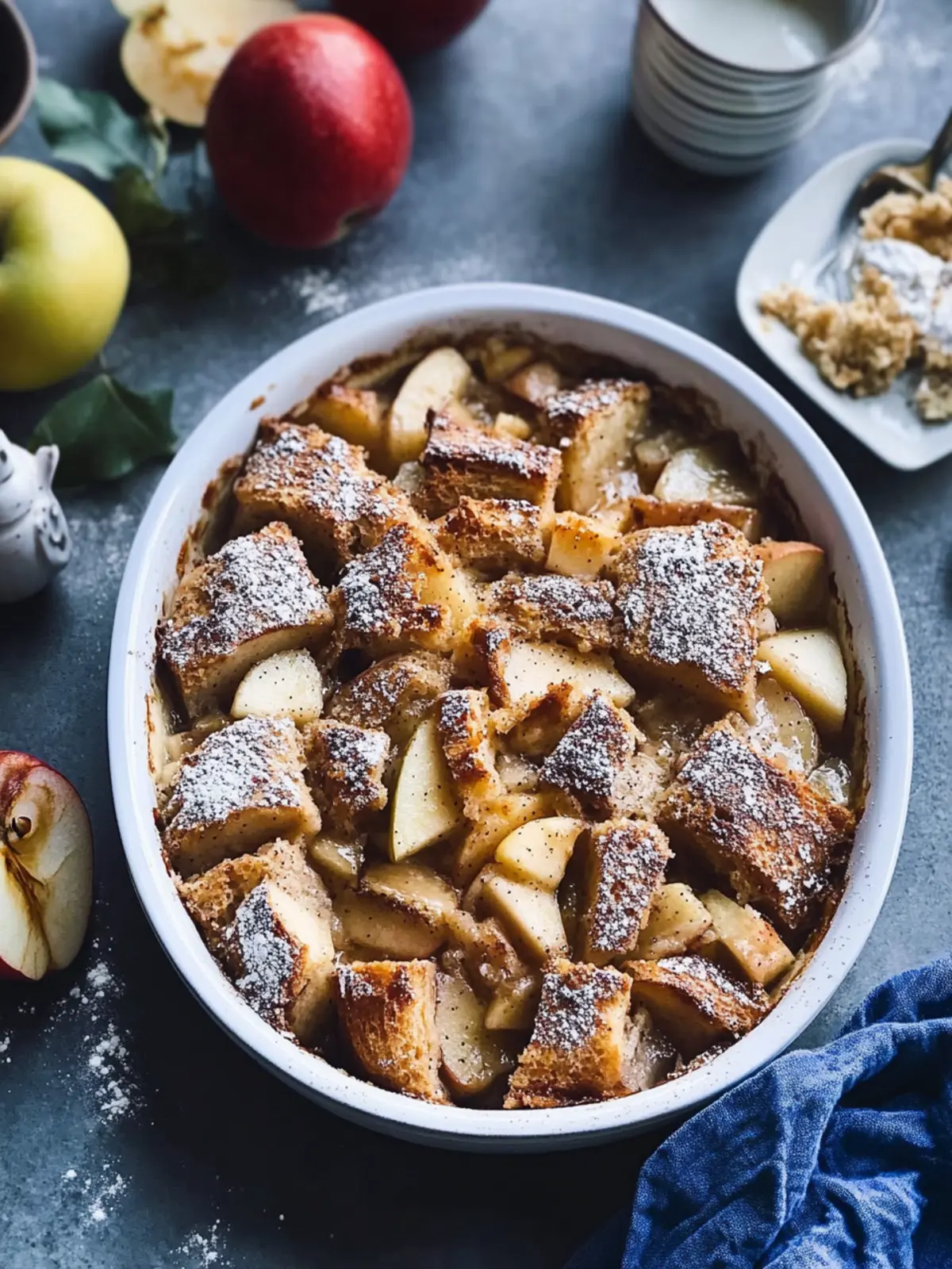 Sourdough Apple Miso Bread Pudding for Cozy Comfort Bliss 4 Sourdough Apple Miso Bread Pudding