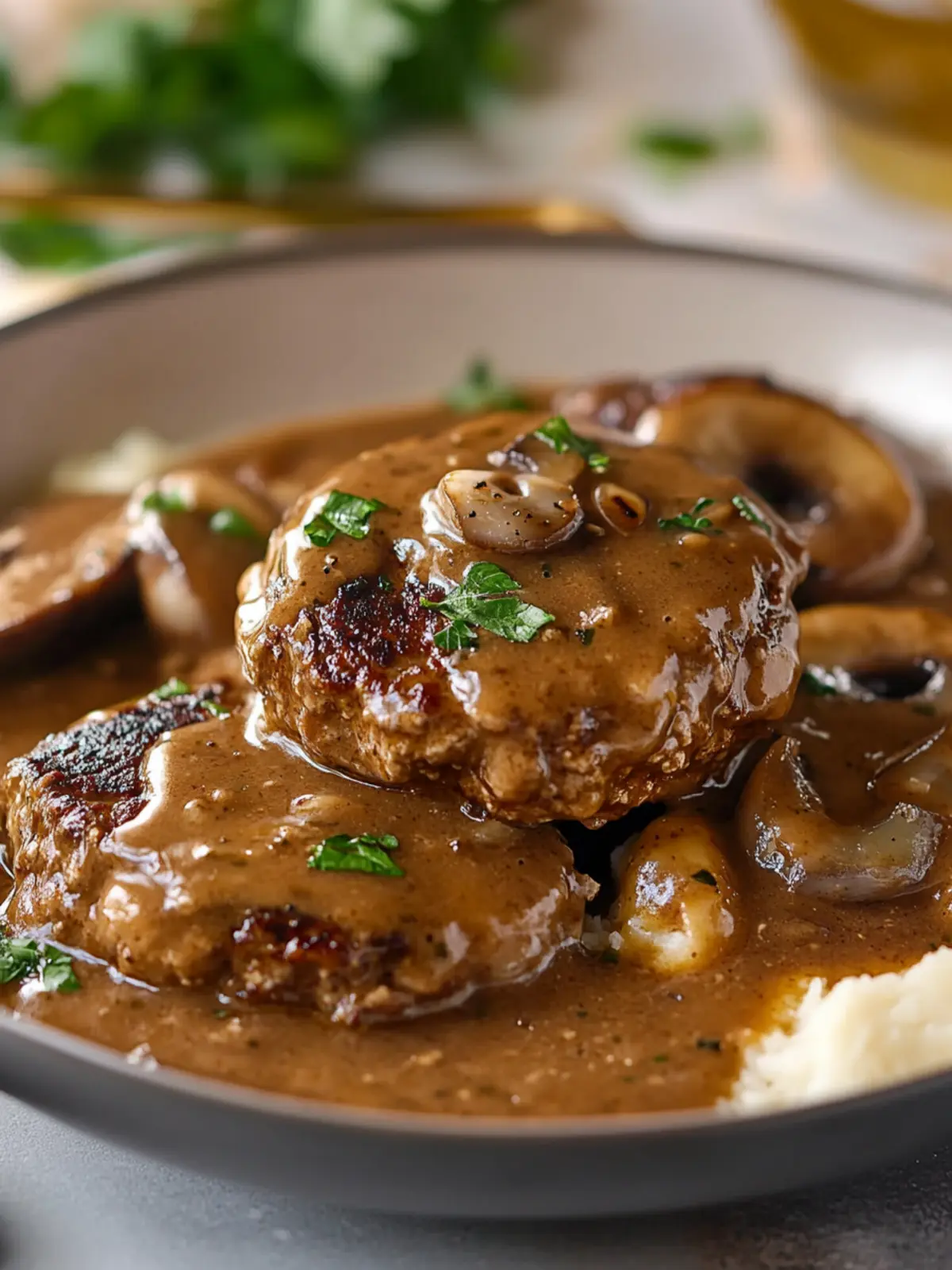 Mouthwatering Smothered Salisbury Steak Your Family Will Love 5 Smothered Salisbury Steak