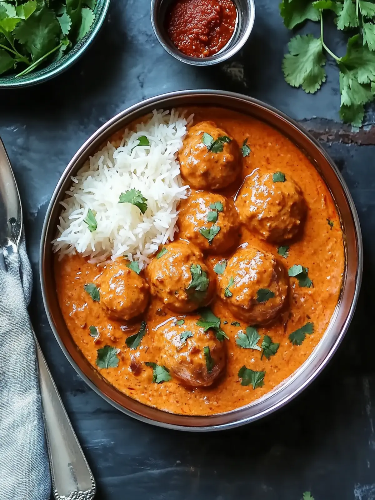 Savory Chicken Meatball Tikka Masala for Family Comfort 3 Chicken Meatball Tikka Masala