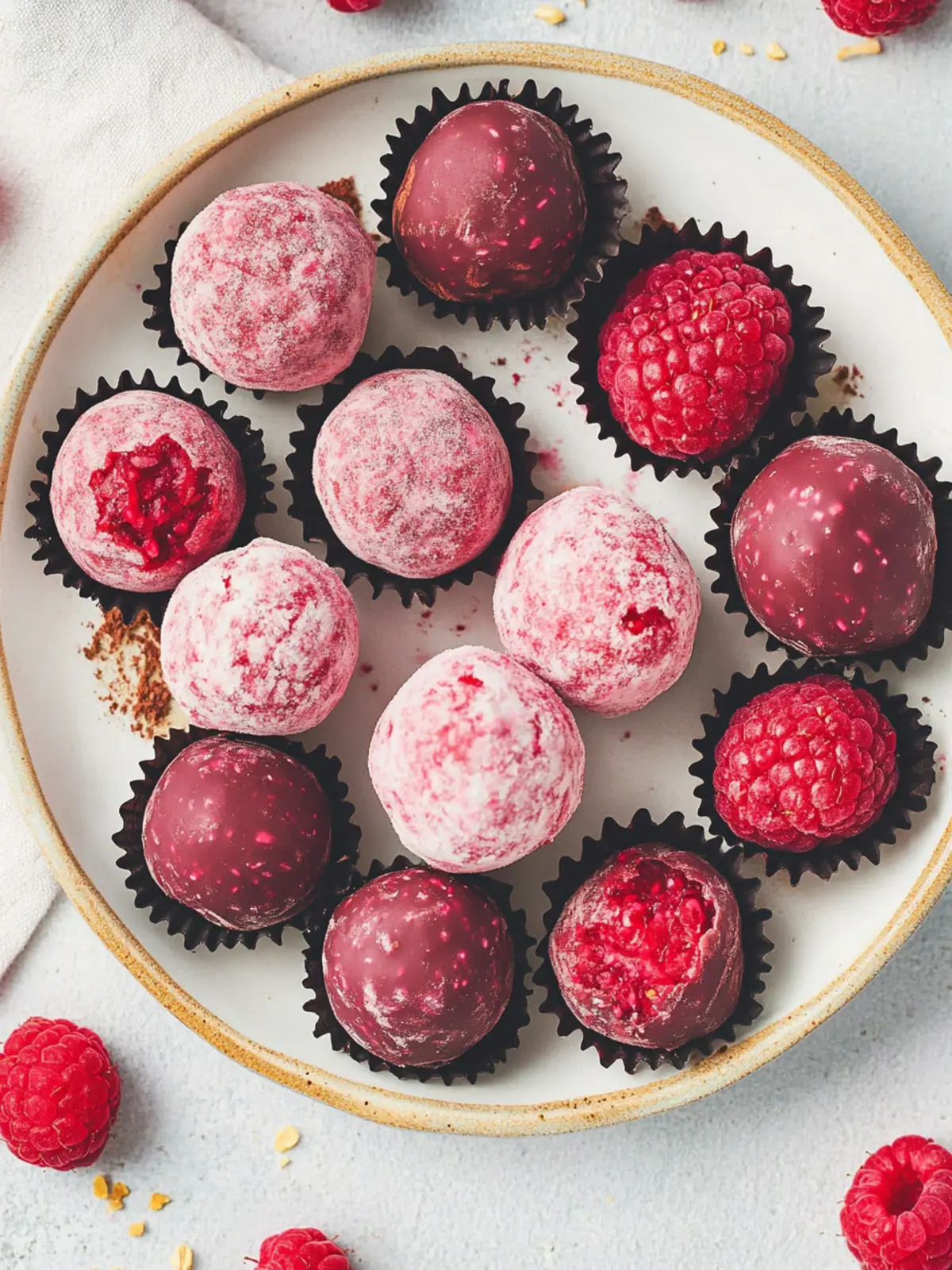 Decadent Raspberry Truffles that Are Easy to Make at Home 2 Raspberry Truffles