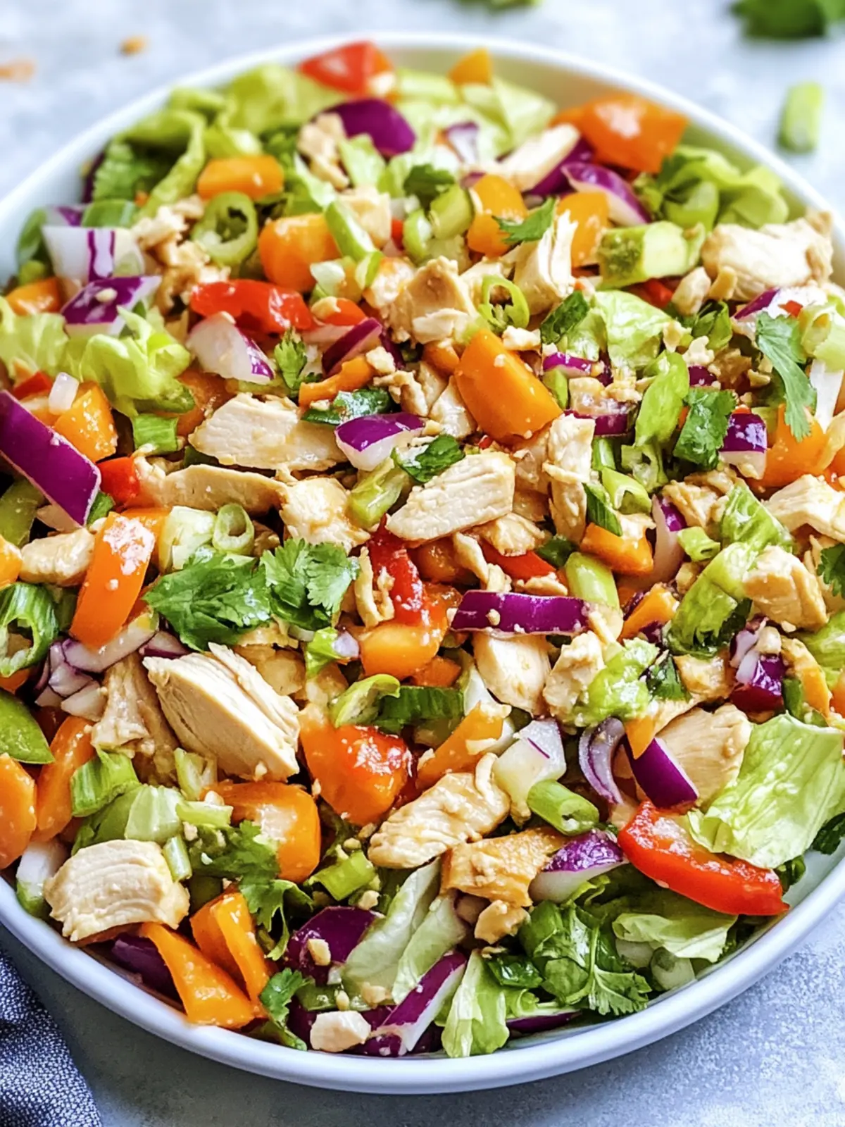 Flavorful Chinese Chicken Chopped Salad in Just 20 Minutes 4 Chinese Chicken Chopped Salad