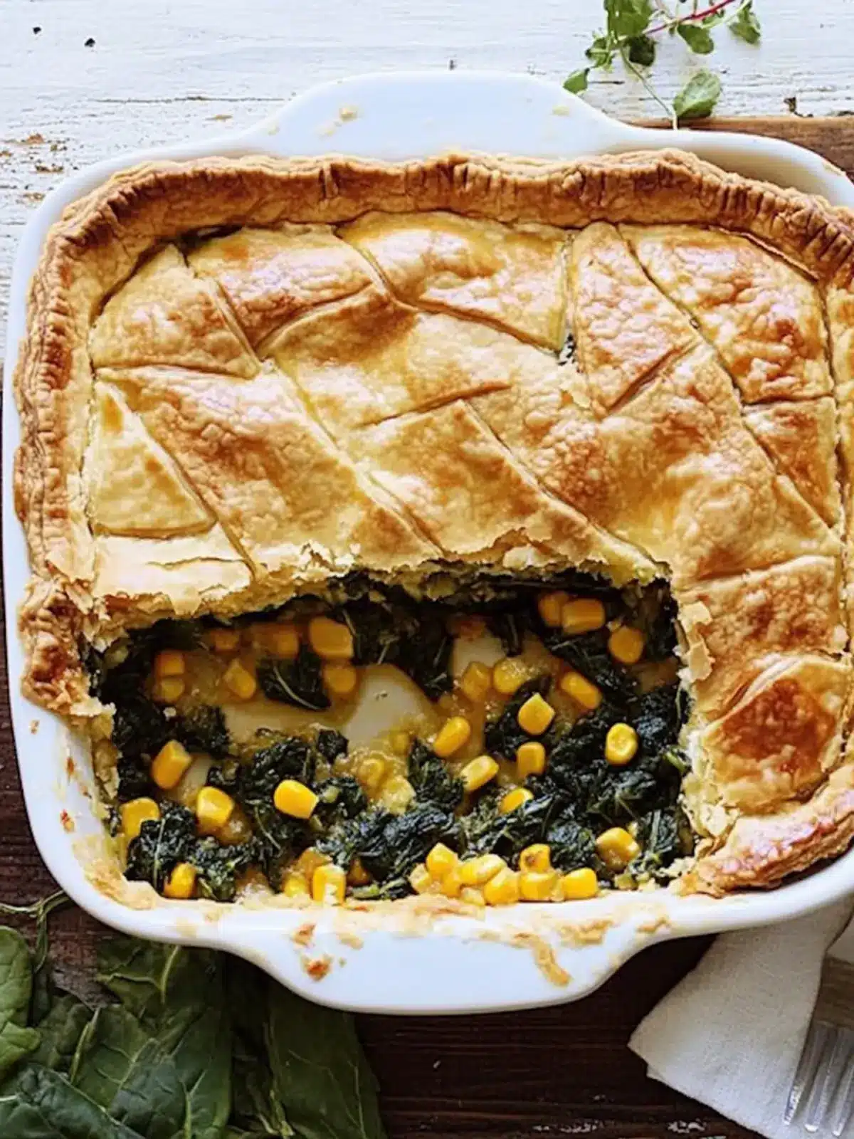 Savory Collards and Corn Slab Pie Recipe Your Family Will Love 5 Collards and Corn Slab Pie Recipe