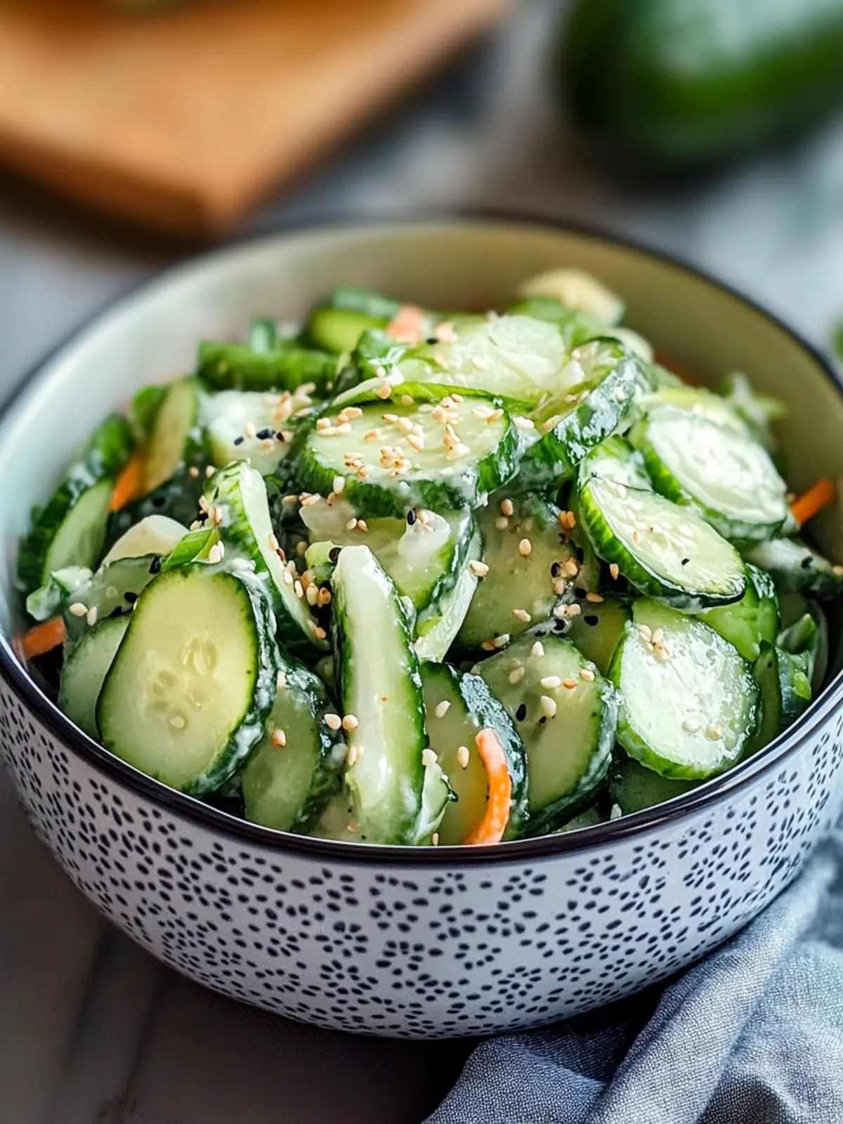 Sushi Cucumber Salad: A Refreshing Low-Carb Delight 3 Sushi Cucumber Salad