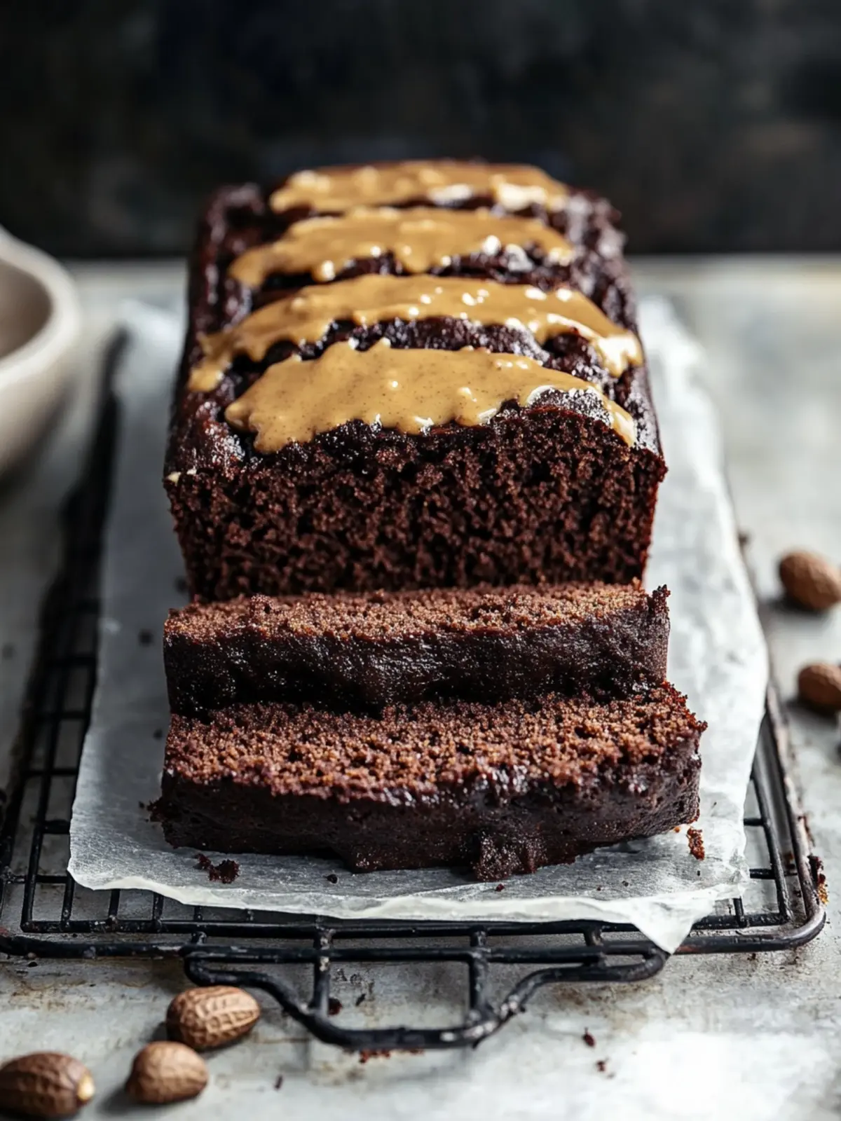 Decadent Chocolate Peanut Butter Banana Bread You’ll Love 4 Chocolate Peanut Butter Banana Bread