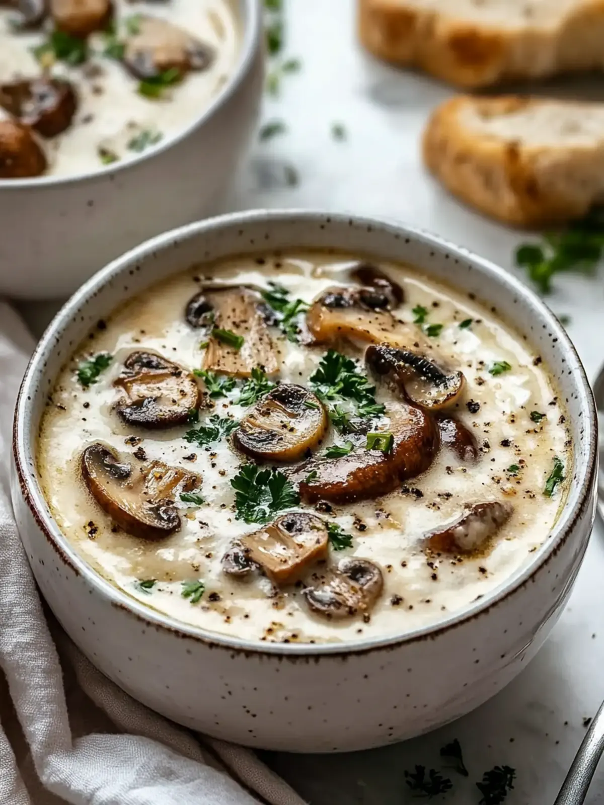 Creamy Cottage Cheese Mushroom Soup in 30 Minutes 4 Cottage Cheese Mushroom Soup
