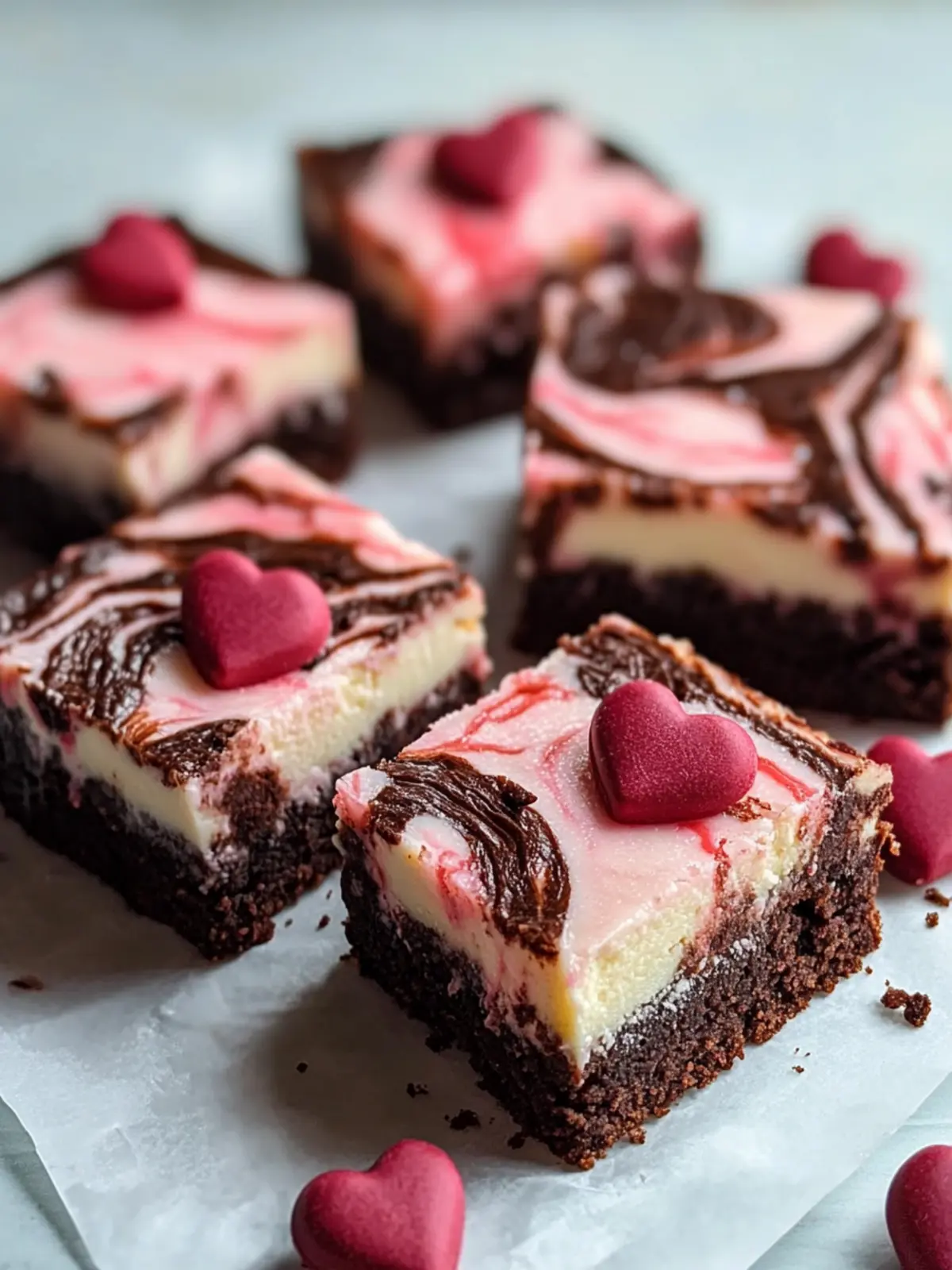 Decadent Valentine's Day Cheesecake Brownies You’ll Adore 2 lentine’s Day Cheesecake Brownies