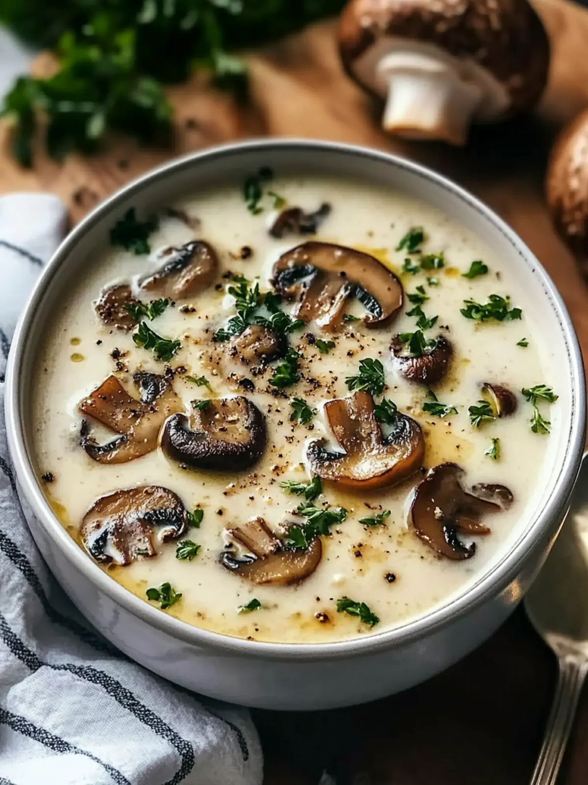 Creamy Cottage Cheese Mushroom Soup in 30 Minutes 3 Cottage Cheese Mushroom Soup