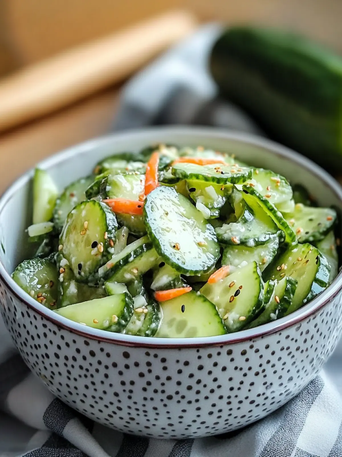 Sushi Cucumber Salad: A Refreshing Low-Carb Delight 5 Sushi Cucumber Salad