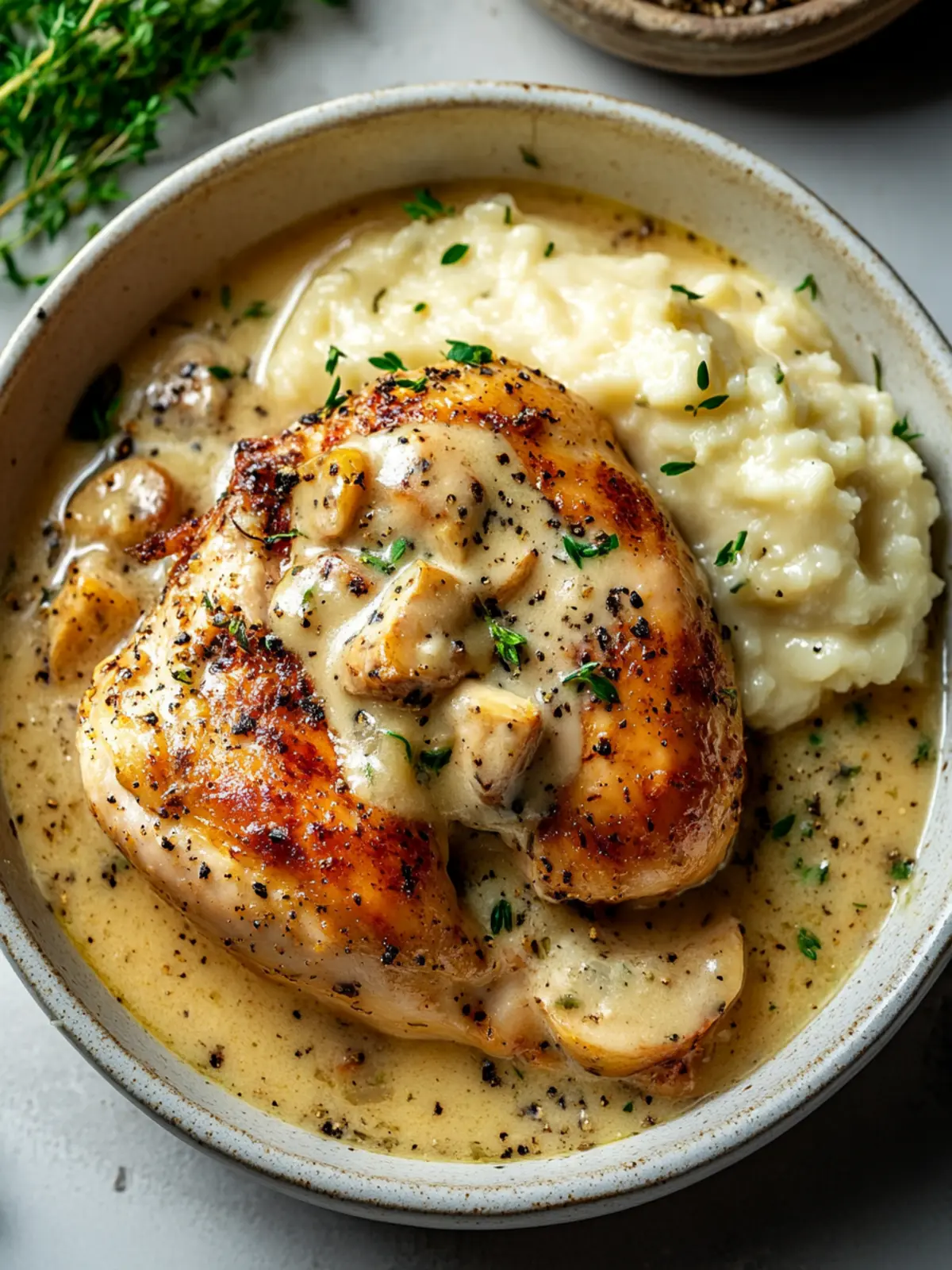 Deliciously Creamy Garlic Chicken in Just 55 Minutes 3 Creamy Garlic Chicken