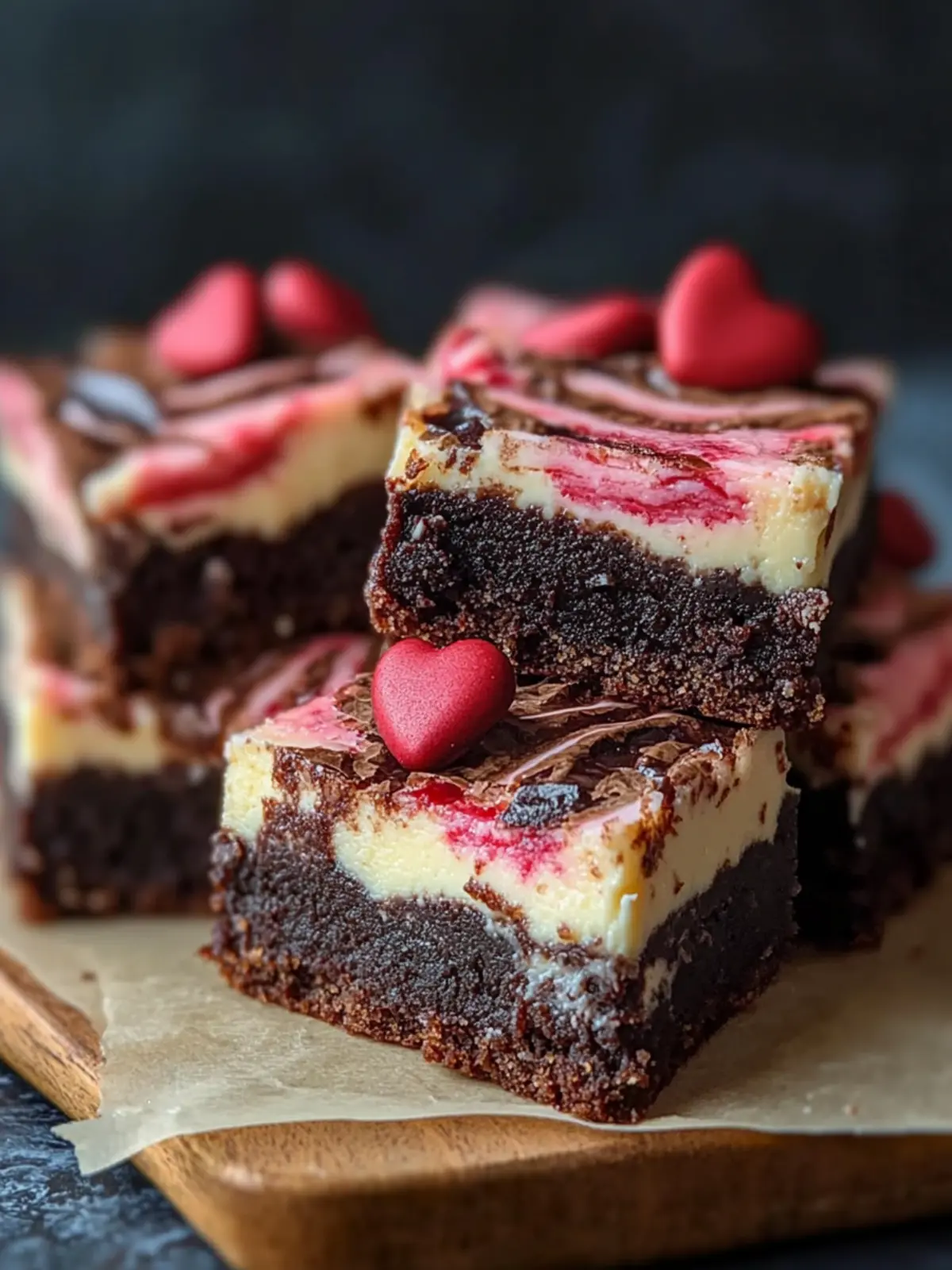 Decadent Valentine's Day Cheesecake Brownies You’ll Adore 4 lentine’s Day Cheesecake Brownies