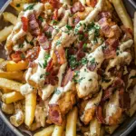 Dirty Chicken and Bacon Loaded Fries: Comfort Food Bliss 6 Dirty Chicken and Bacon Loaded Fries