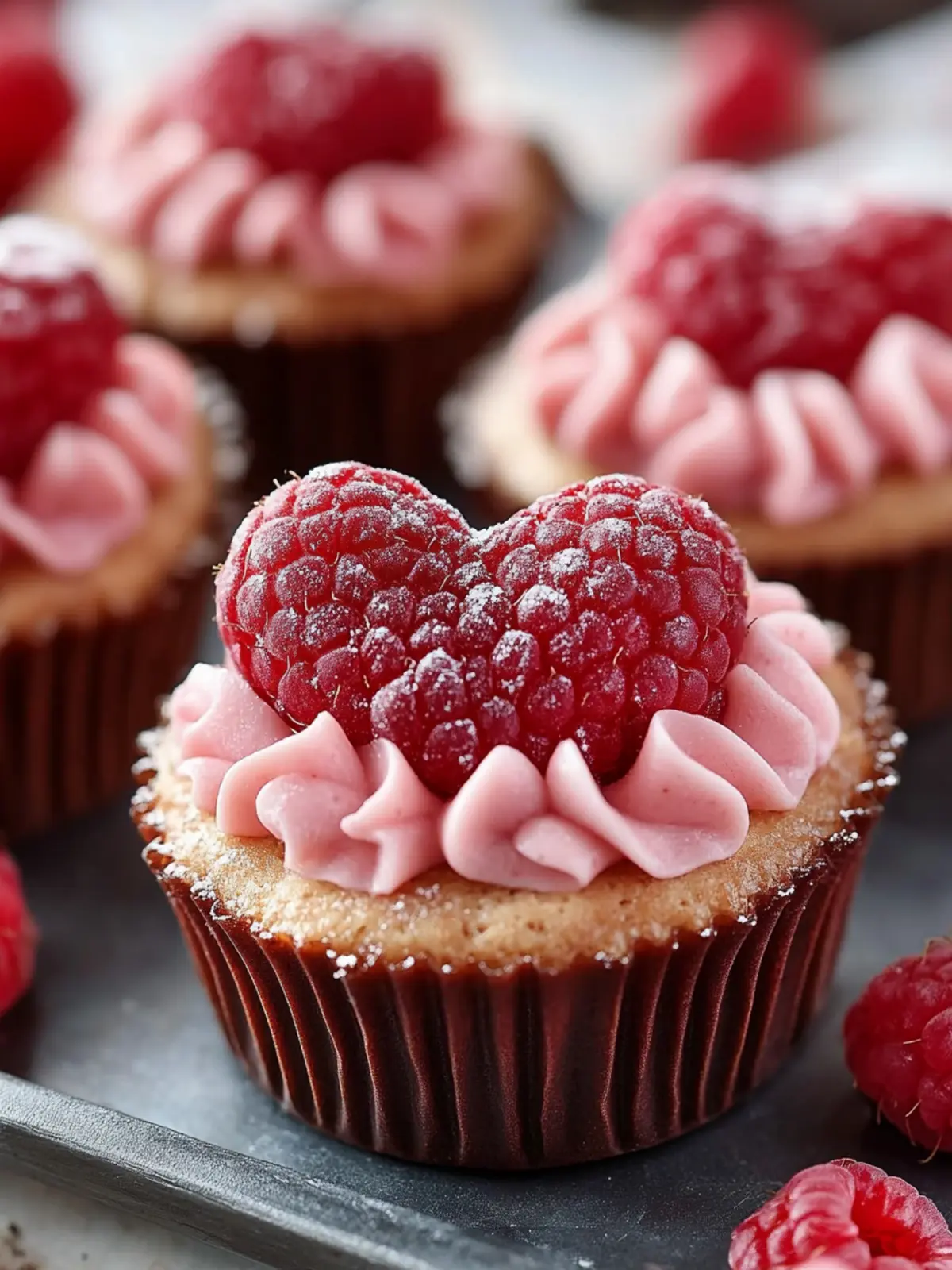 Raspberry Truffle Heart Cupcakes for a Sweet Heartfelt Treat 3 Raspberry Truffle Heart Cupcakes