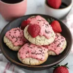 Irresistible Strawberry Cookies Soft, Chewy, and Chocolate-Dipped 2 Strawberry Cookies