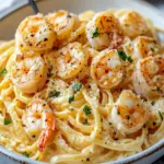 Indulge in Shrimp Scampi Garlic Cream Pasta Bliss 2 Shrimp Scampi Garlic Cream Pasta