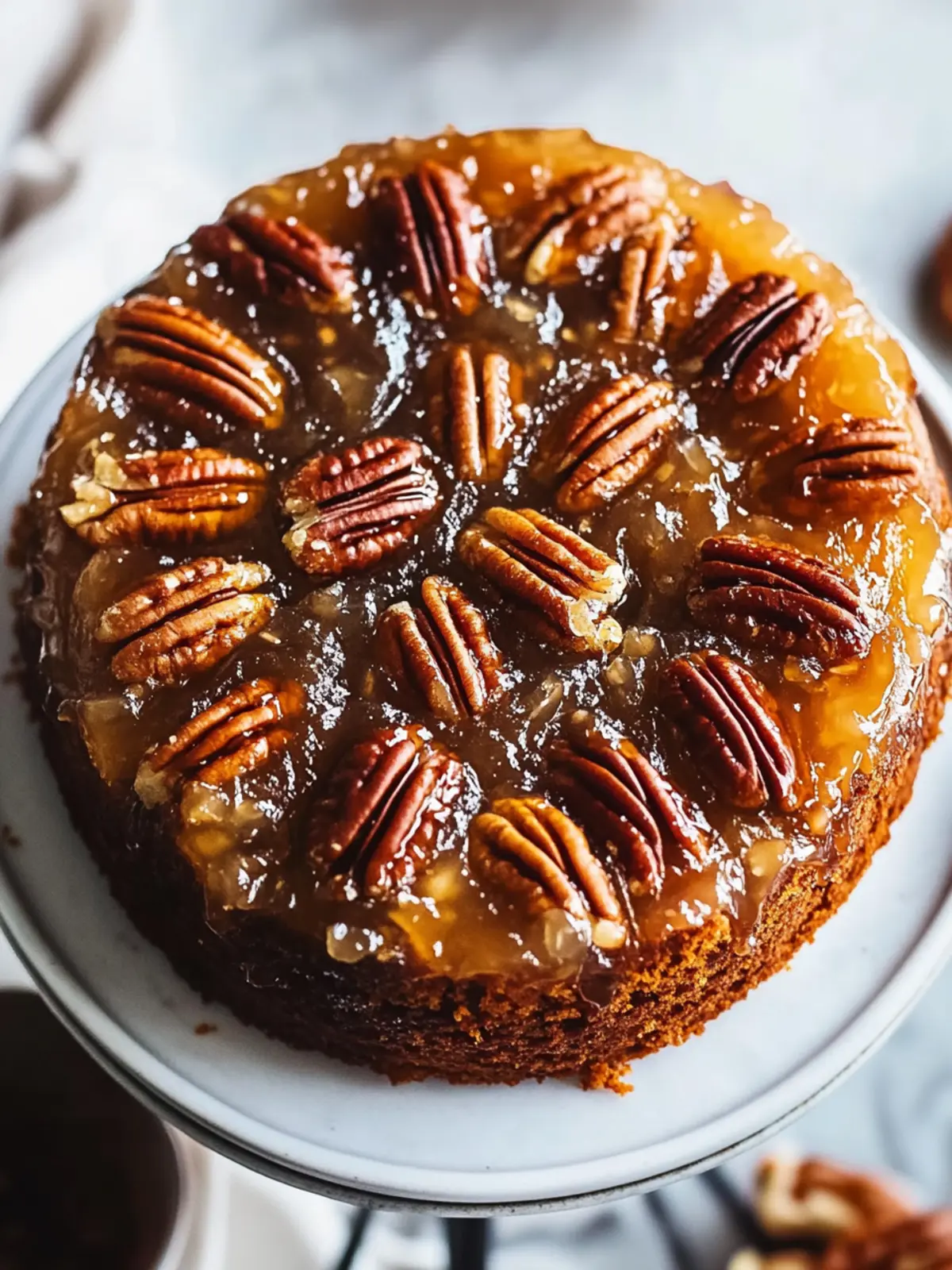 Pecan Upside Down Cake with Caramelized Magic for Wow Moments 4 Pecan Upside Down Cake with Caramelized Magic