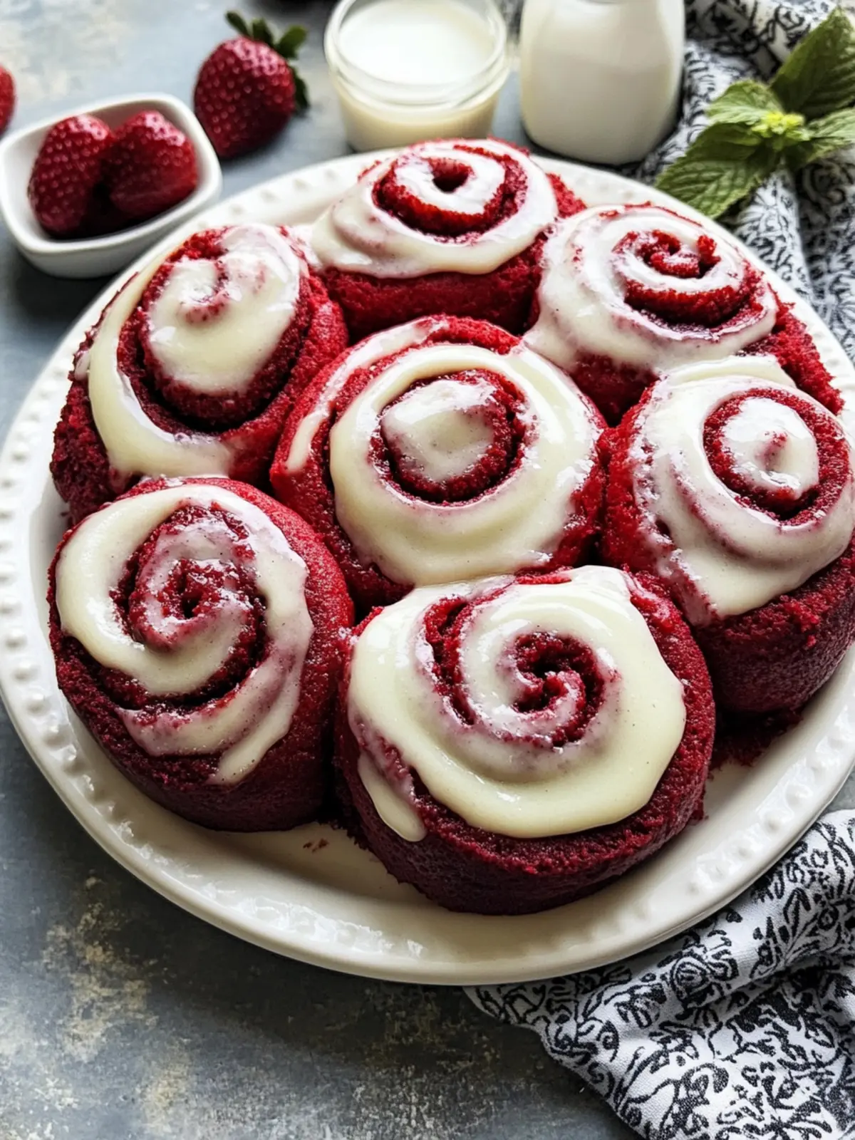 Heavenly Red Velvet Cinnamon Rolls to Winter's Sweet Escape 2 Heavenly Red Velvet Cinnamon Rolls